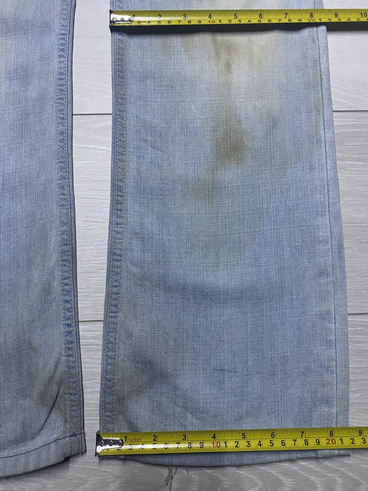 A-COLD-WALL* × Diesel Vintage Diesel Light Wash Little Bootcut Jeans Size US 28 / EU 44 - 17 Thumbnail