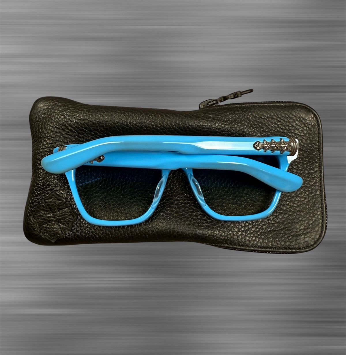 Chrome Hearts Chrome Hearts Clittearti ‘Baby Blue’ Sunglasses Size ONE SIZE - 5 Thumbnail