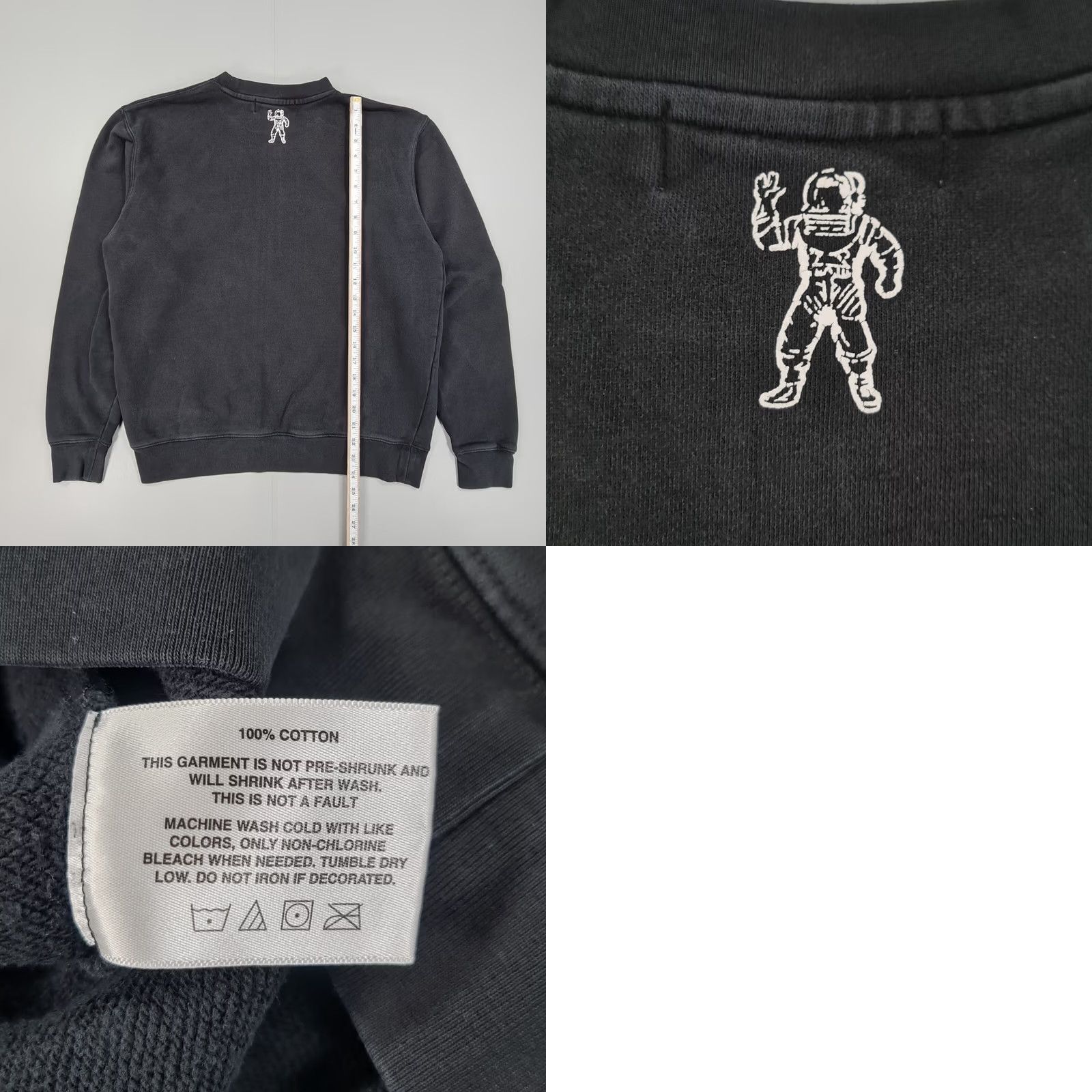 Billionaire Boys Club Billionaire Boys Club Mens Sweatshirt Black M Cotton Crew Neck Logo Pullover Regular Fit Long Sleeve Sweatshirt Size US M / EU 48-50 / 2 - 8 Thumbnail