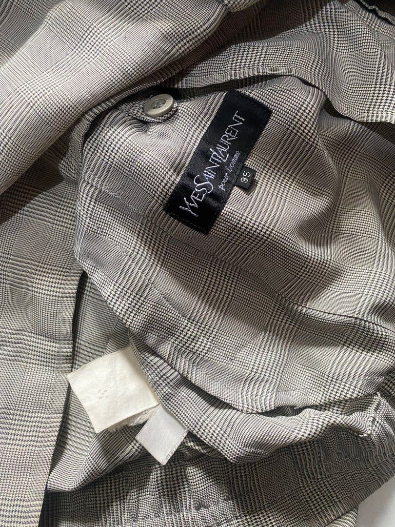 Yves Saint Laurent 🥳plaid🥳YSL casual jacket Size US L / EU 52-54 / 3 - 3 Thumbnail