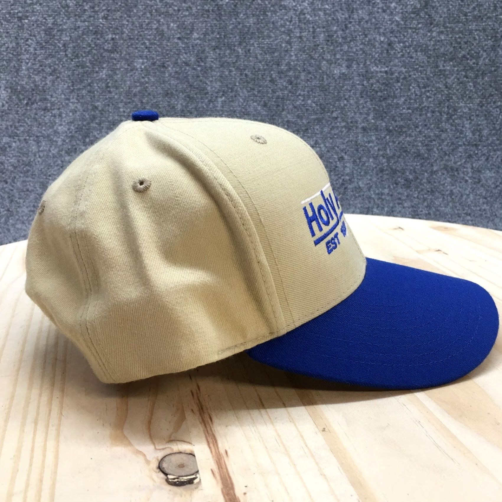 Vintage Richardson Holy Angels Stars Baseball Cap Hat Mens Beige OS Curved Brim Size ONE SIZE - 5 Thumbnail