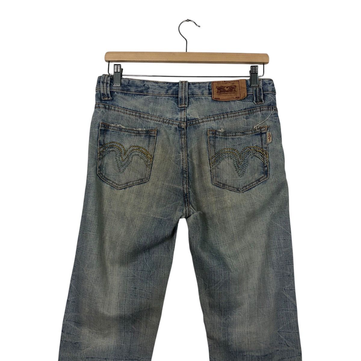 Japanese Brand Hysteric Glamour Vintage Distressed Straight Leg Denim Size 30" / US 8 / IT 44 - 11 Thumbnail