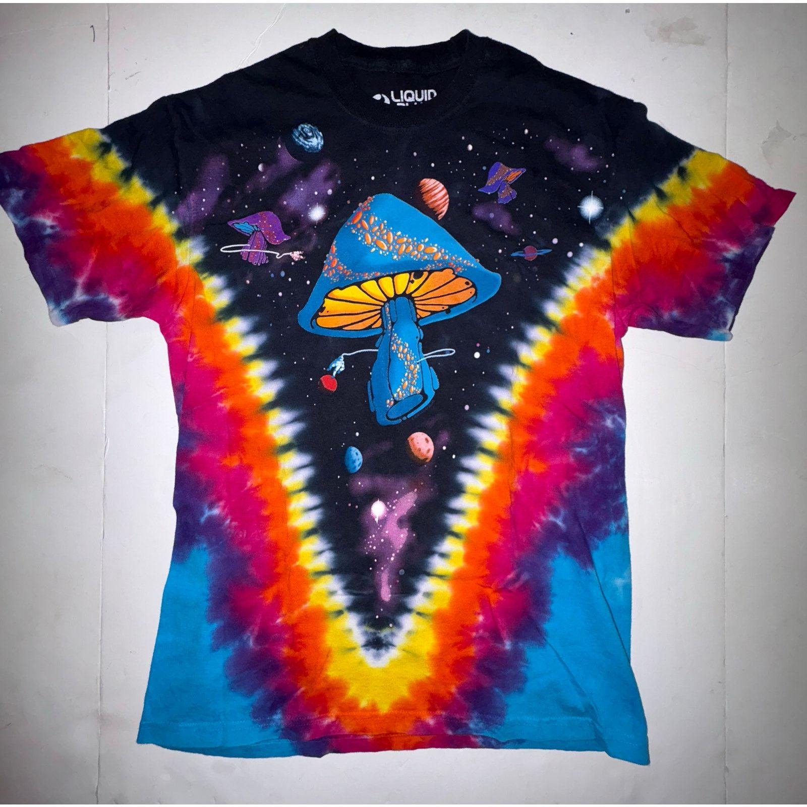 Liquid Blue Liquid Blue mushroom Galaxy tie dye medium Size US M / EU 48-50 / 2 - 1 Thumbnail