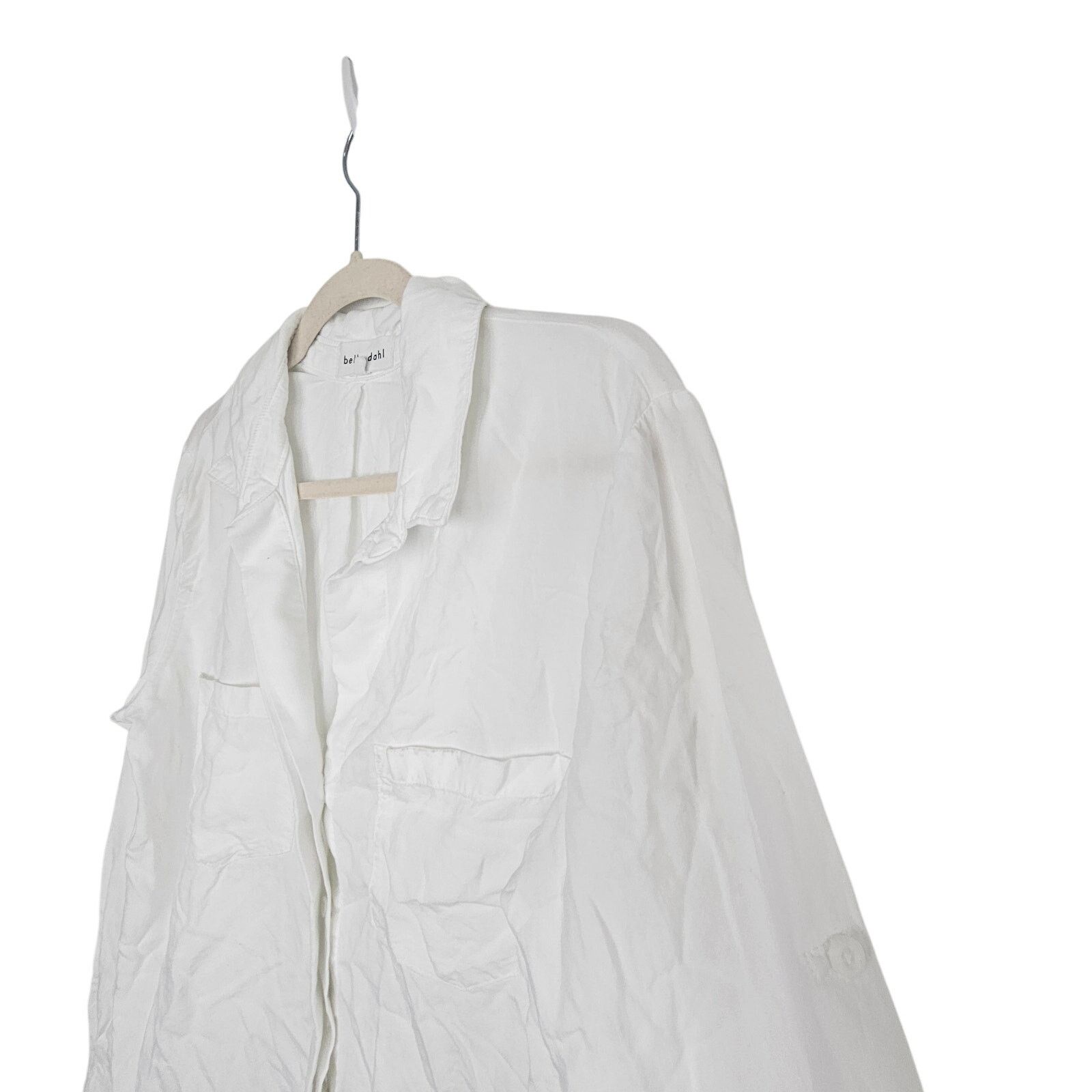 Bella Dahl Bella Dahl Womens Split Back Button Top L Minimalist Casual Size L / US 10 / IT 46 - 5 Thumbnail