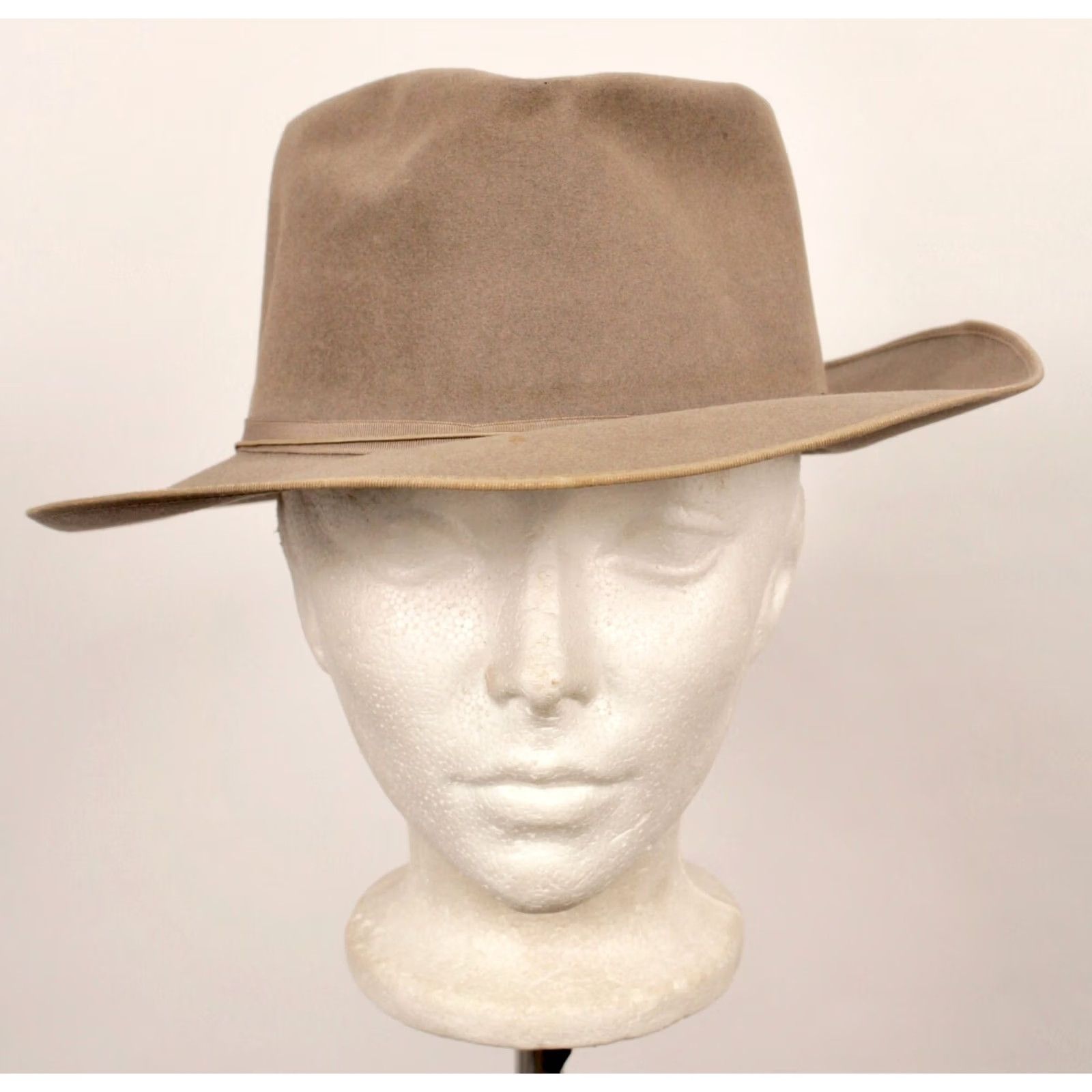 Vintage VINTAGE Dobbs Fedora Hat Men's 7 50s Grey Size ONE SIZE - 2 Thumbnail