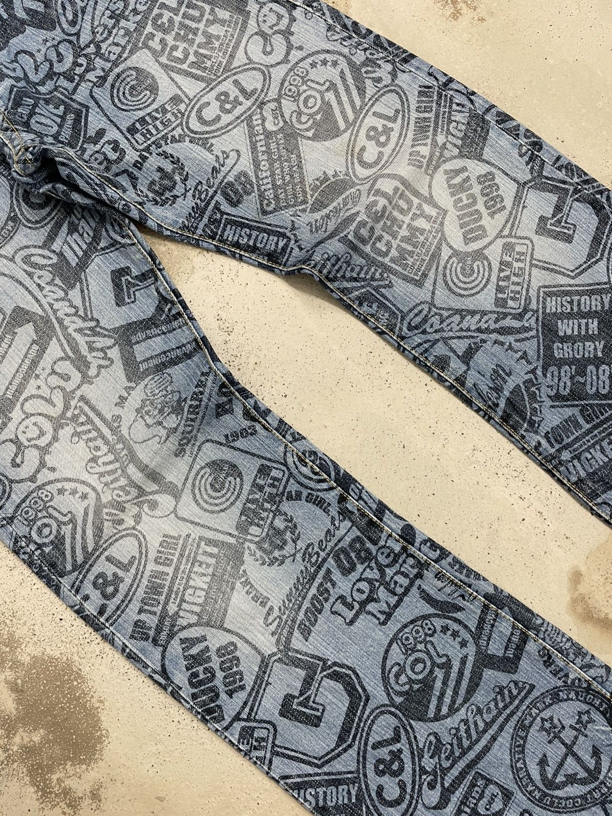 Hysteric Glamour Co Lu Full Printed Denim Hysteric Japanese Fashion Denim Size US 26 / EU 42 - 5 Thumbnail