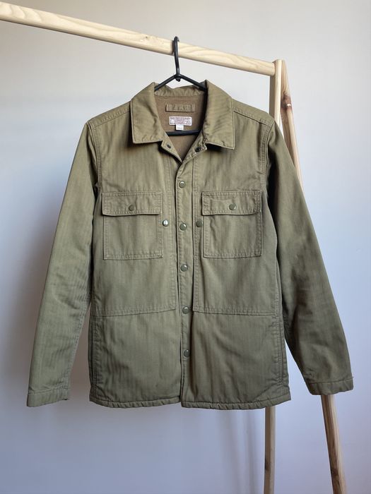 Wallace and barnes shop herringbone shirt jacket