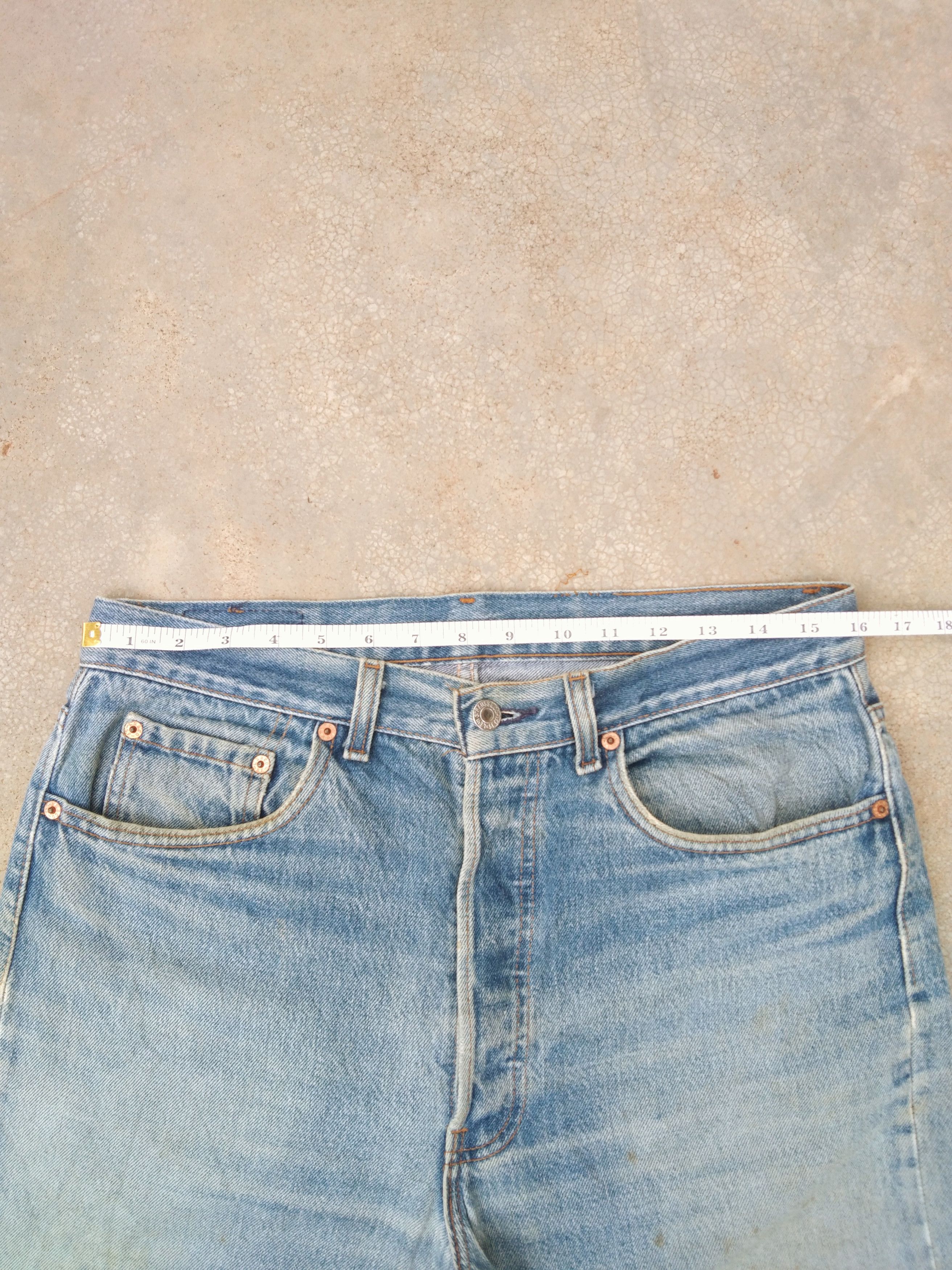 Levi's × Vintage 80s Vintage Levis 501 Made In USA Distressed Jeans 32x33 Size US 32 / EU 48 - 10 Thumbnail