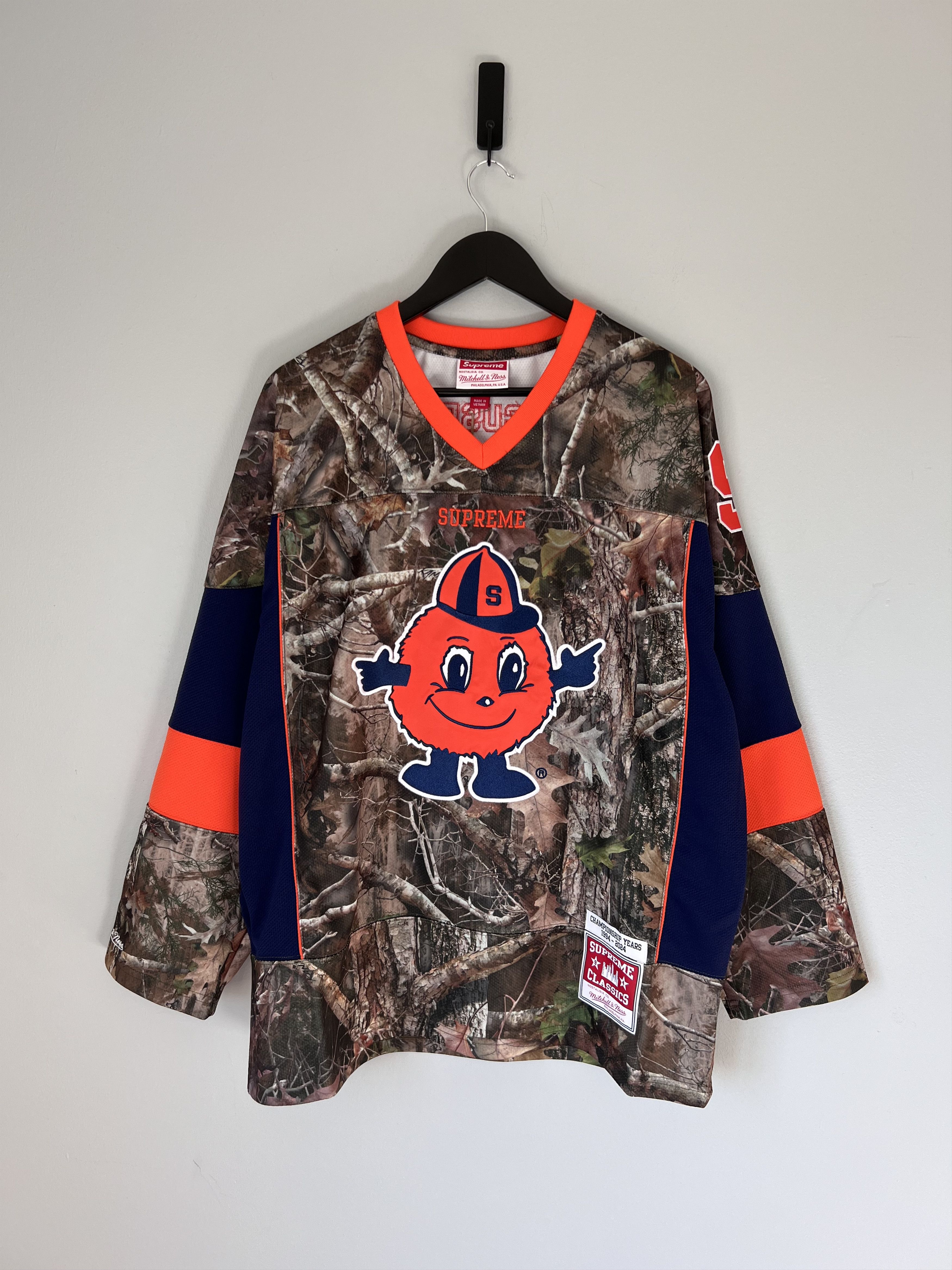 Supreme Supreme Hockey Jersey Blue Desert Camo FW14 | Grailed