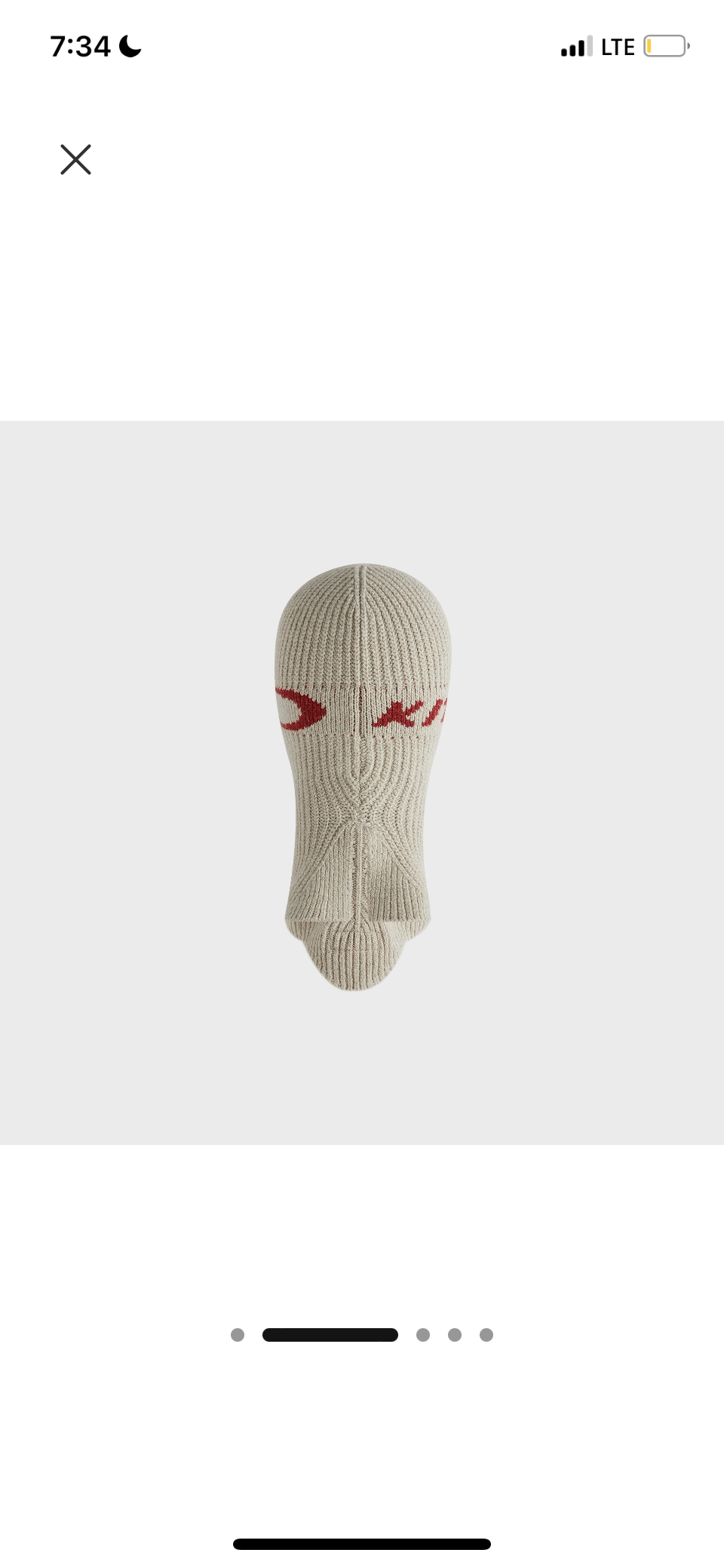 Kith Kith for Oakley Pro ZW Knit Balaclava -Sandrift Size ONE SIZE - 6 Thumbnail