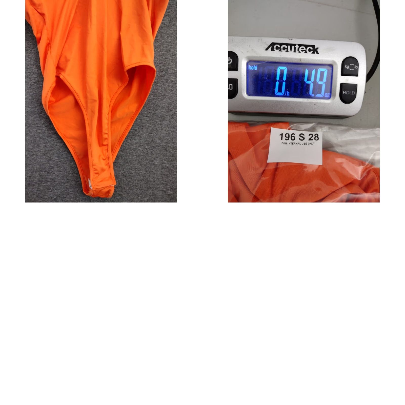 Vintage Women's One Piece Orange Tie Neck Style Swimsuit L Size Size ONE SIZE - 8 Thumbnail