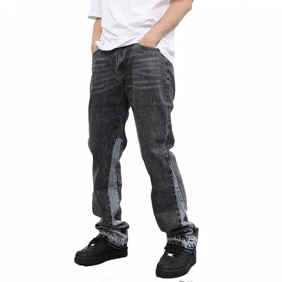 Japanese Brand × Jean Flared Streetwear Bootcut Denim Jeans Pants y2k vintage Size US 30 / EU 46 - 1 Thumbnail