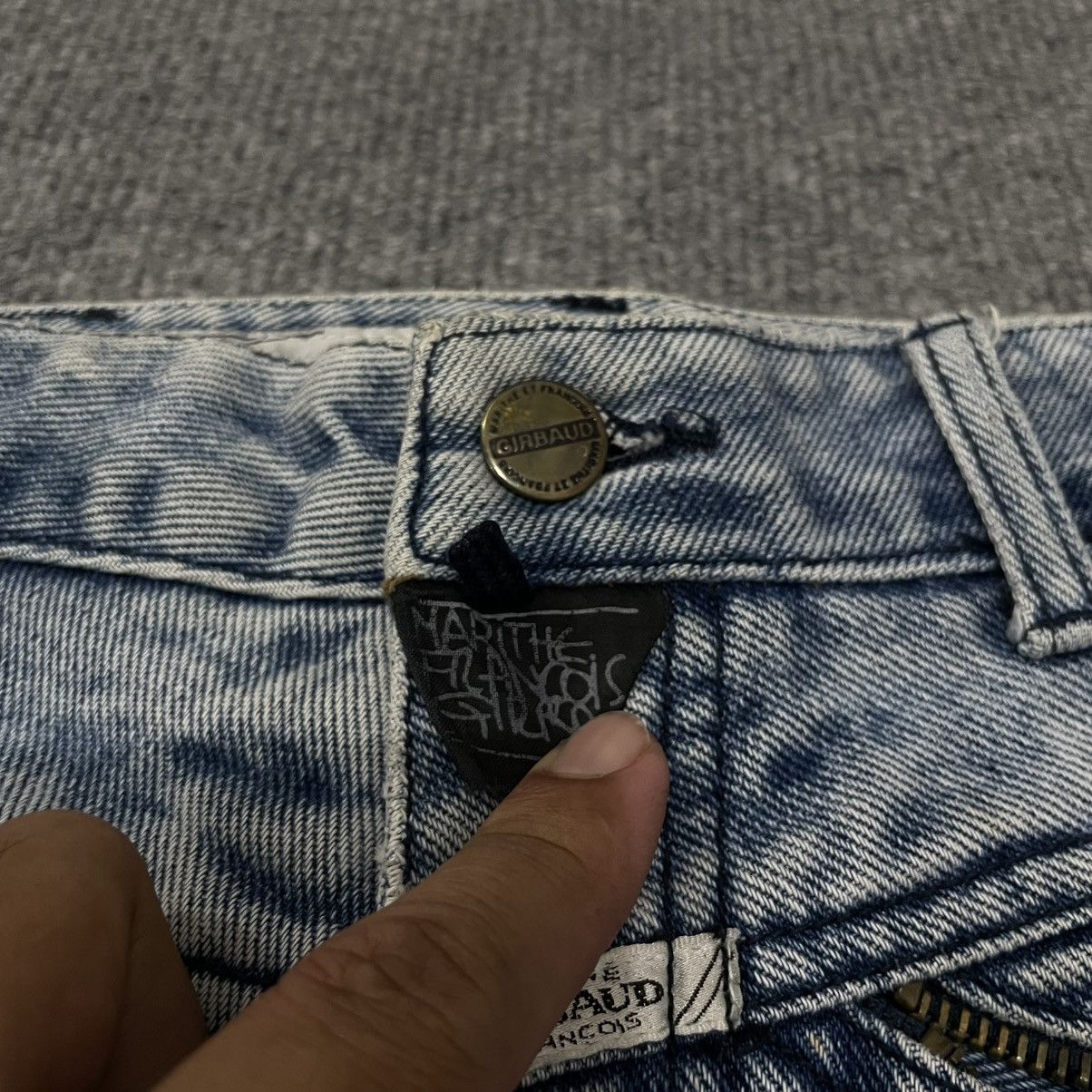 Marithe + Francois Girbaud Vintage MFG Double Zip Front Detail Light Wash Denim Size US 30 / EU 46 - 4 Thumbnail