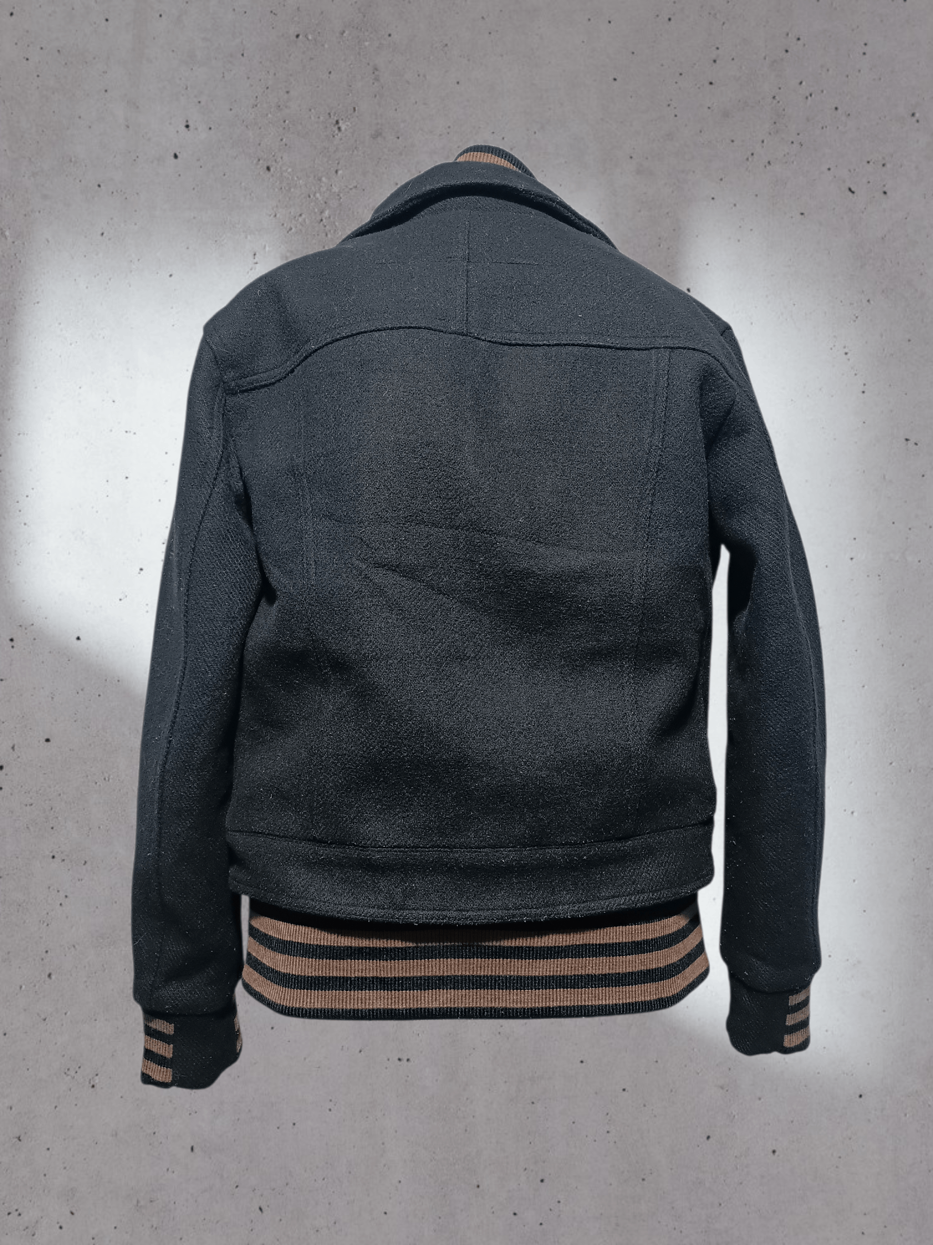 Japanese Brand Varsity Trucker Double Layer Wool Jacket Size US M / EU 48-50 / 2 - 6 Thumbnail