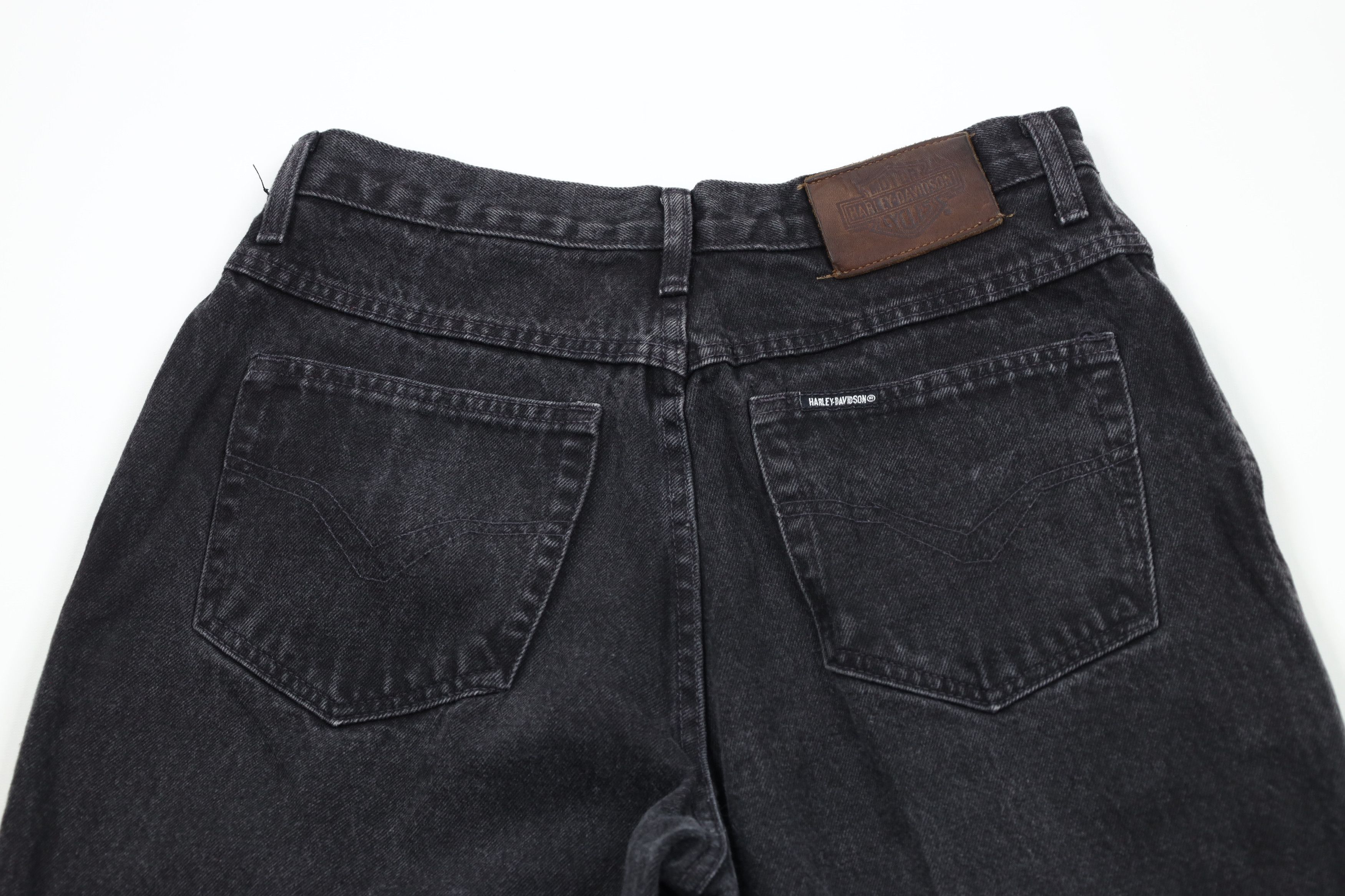 Harley Davidson × Vintage Vintage 90s Harley Davidson Fit Denim Jeans Black USA Size 36" / US 14 / IT 50 - 12 Thumbnail