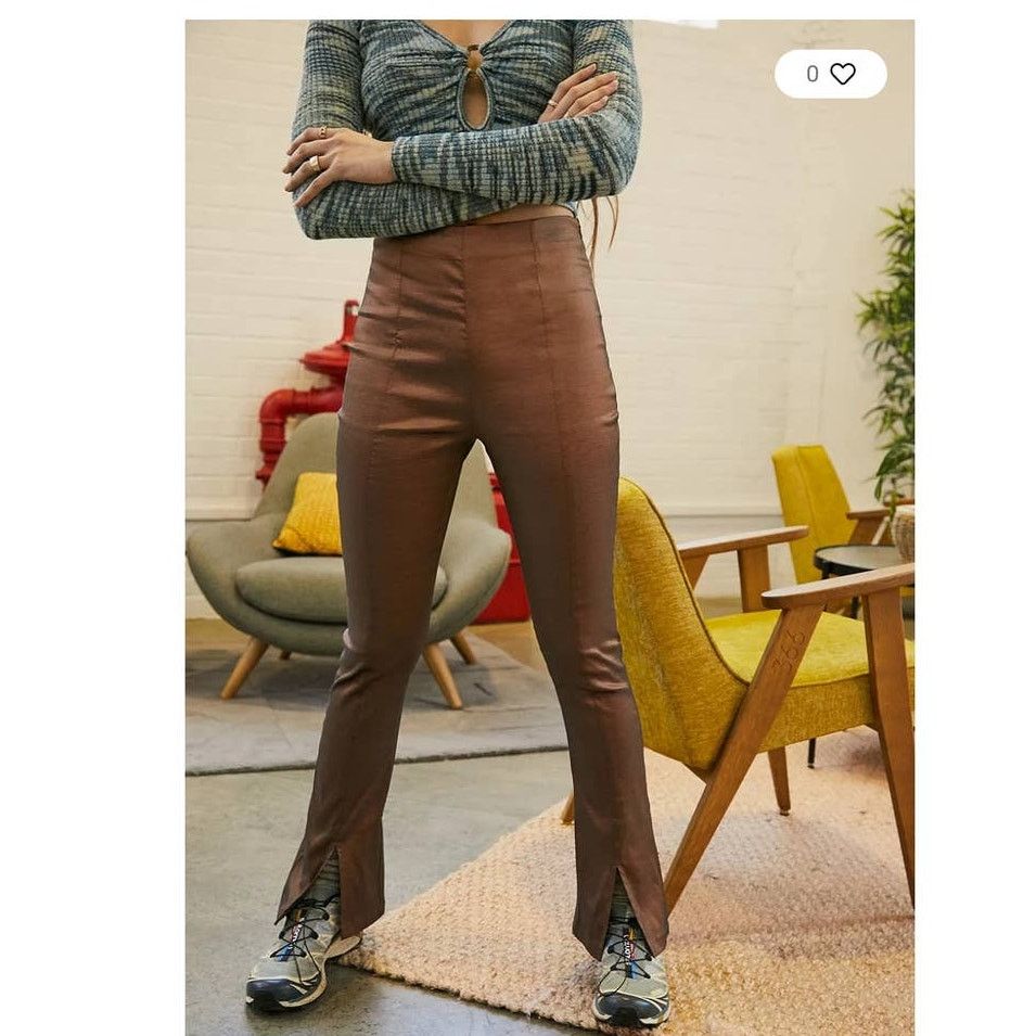 Free People New Free People Hosbjerg Elora Pants $168 MEDIUM/US 6 Size 28" / US 6 / IT 42 - 3 Thumbnail