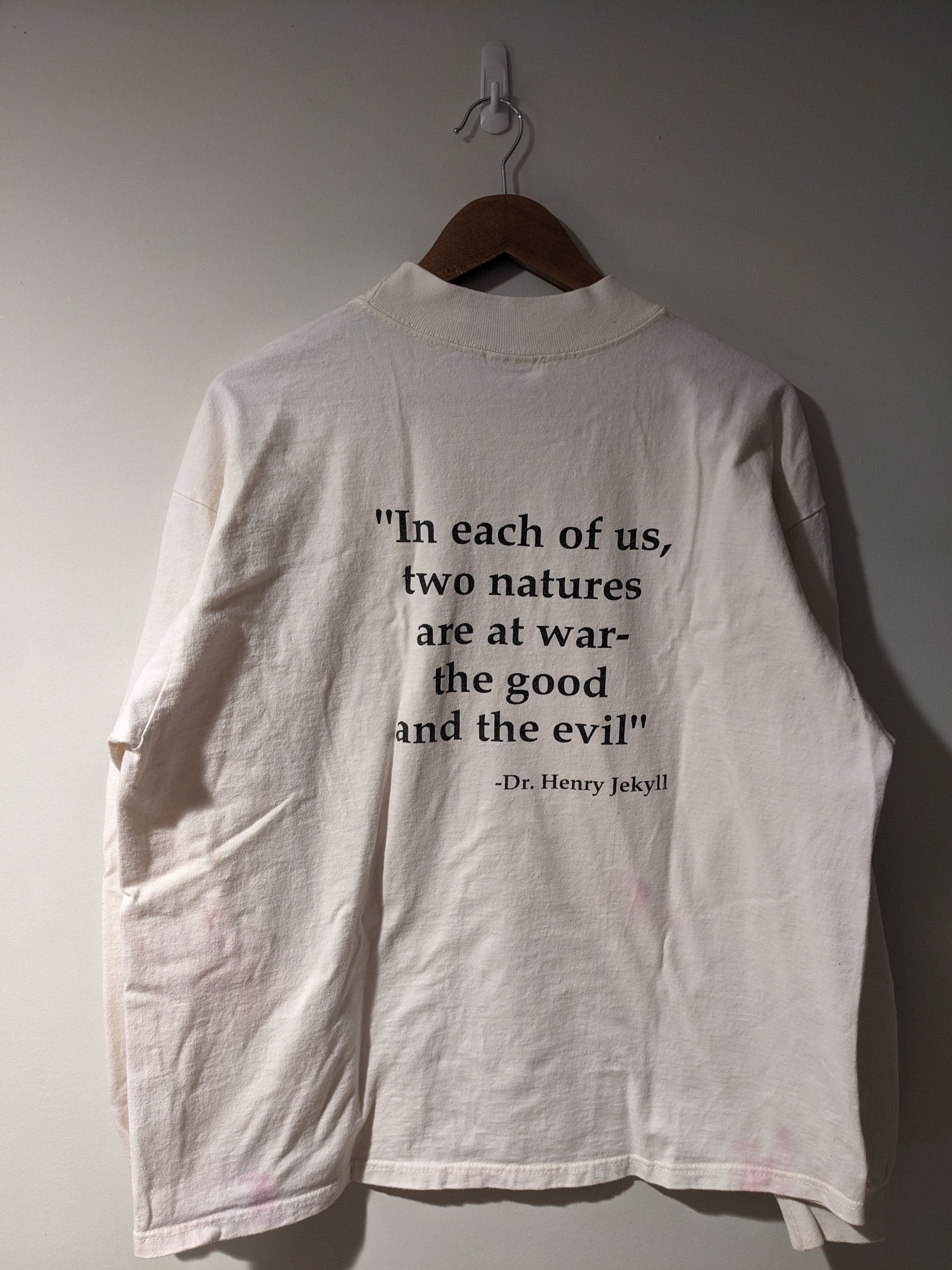 Vintage Vintage 90s Dr. Jekyll and Hyde Club New York Long-Sleeve Size US XL / EU 56 / 4 - 11 Thumbnail