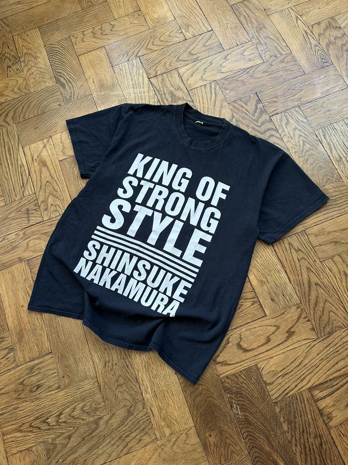 Vintage × WWE × WWF Shinsuke Nakamura Vintage WWF Wrestling Tee Size US L / EU 52-54 / 3 - 1 Thumbnail