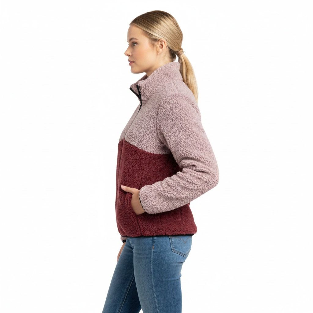 Lucky Brand Lucky Brand Colorblock Lightweight Faux Shearling Jacket, M Size M / US 6-8 / IT 42-44 - 6 Thumbnail