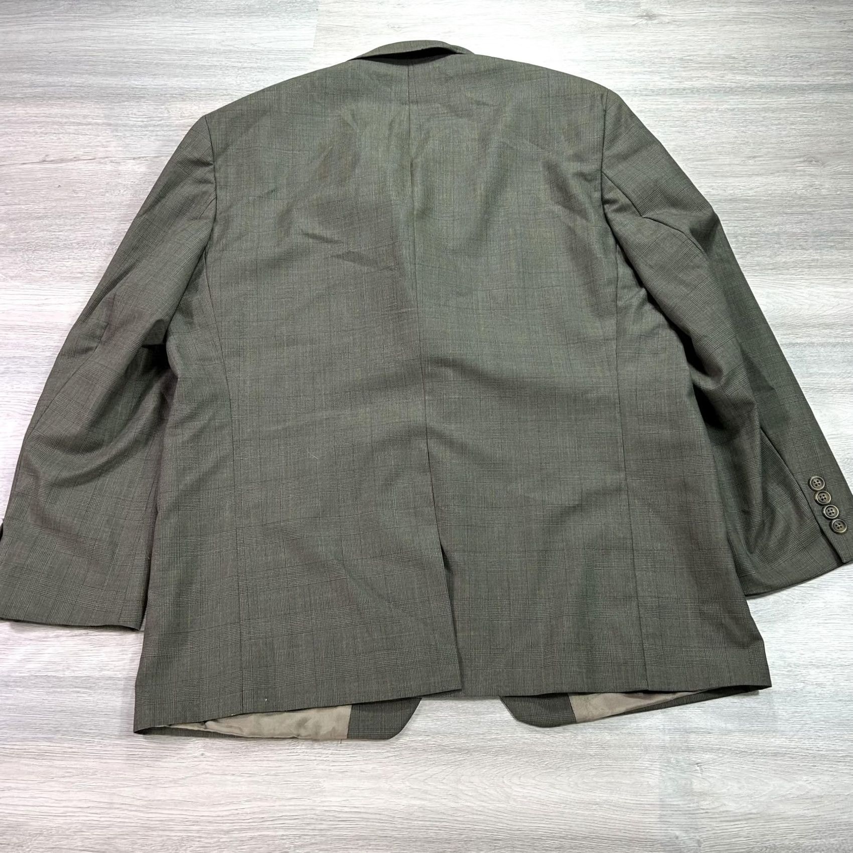 Chaps Chaps Ralph Lauren Blazer Mens 42S Gray Wool Glen Plaid Two Button Sport Coat Carlin Coat? Size 42R - 2 Thumbnail