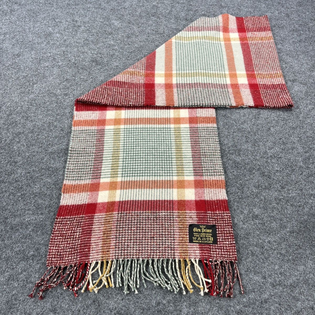 Vintage Glen Prince Scarf / Muffler / Neckwear T1551 Size ONE SIZE - 2 Thumbnail