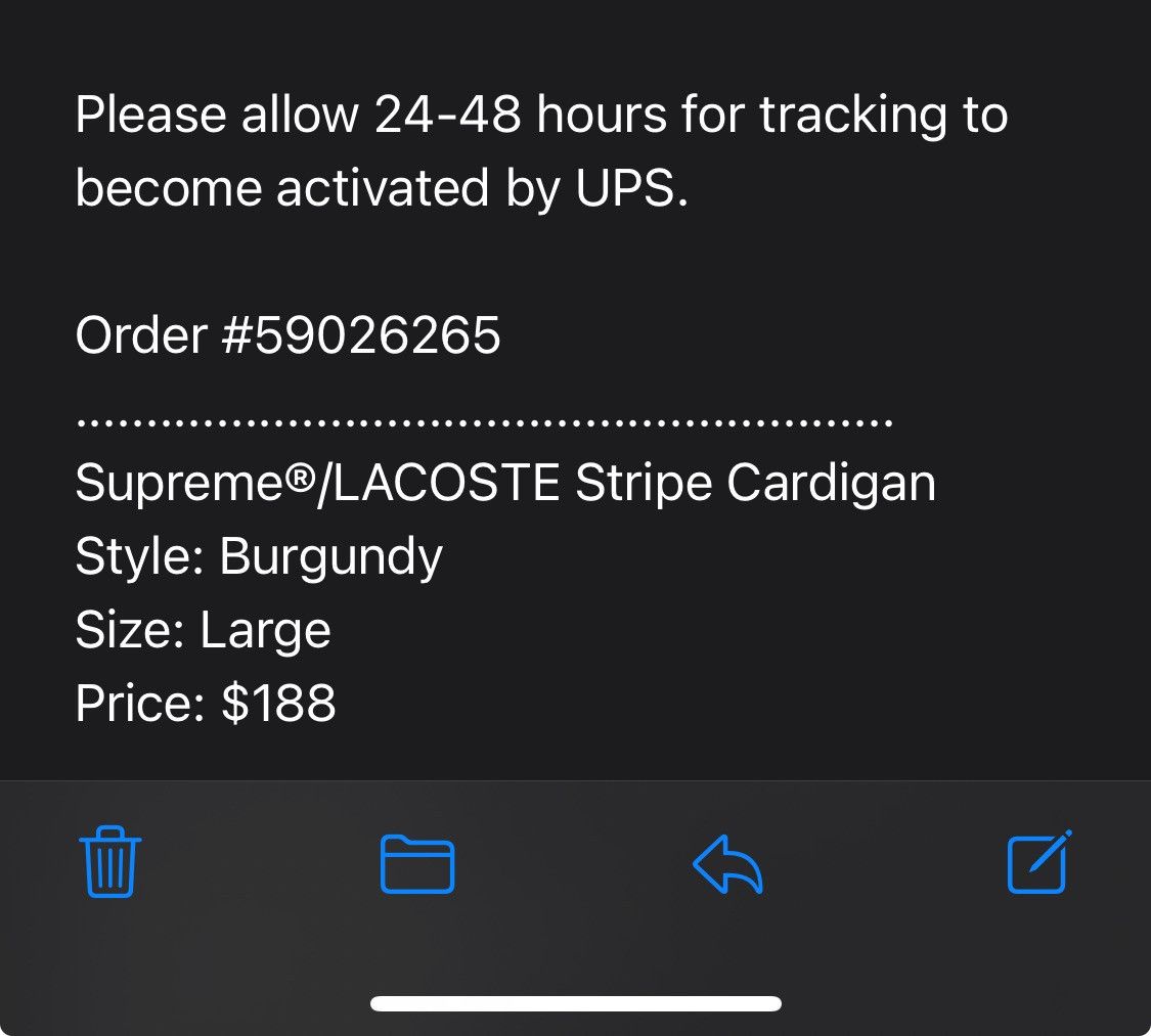 Supreme Supreme x Lacoste cardigan Size US L / EU 52-54 / 3 - 7 Thumbnail