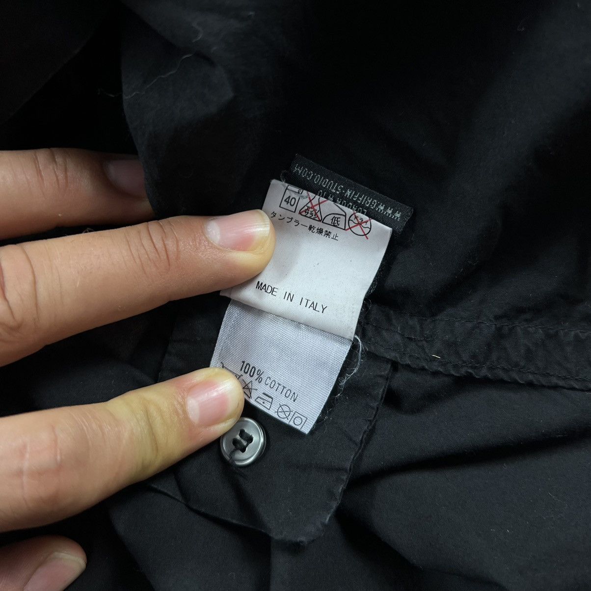 Griffin × Japanese Brand ARCHIVE GRIFFIN ASYMMETRIC SHIRT BUTTON UP Y2K JAPAN Size US L / EU 52-54 / 3 - 6 Thumbnail