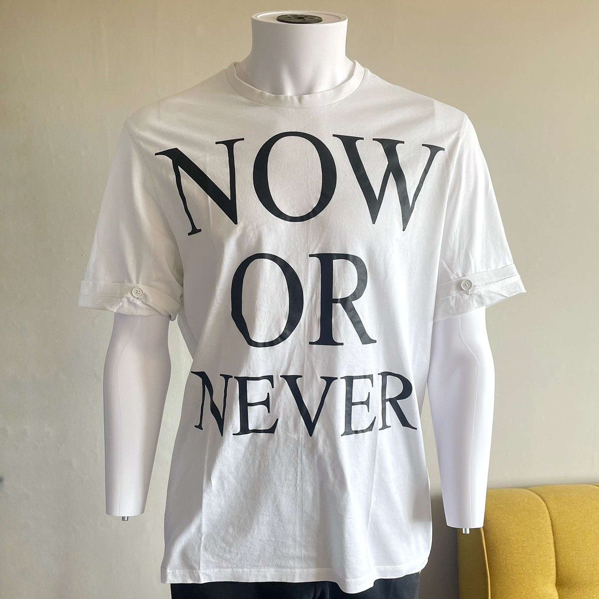Neil Barrett Neil Barrett Now or Never T Shirt Size US L / EU 52-54 / 3 - 1 Thumbnail