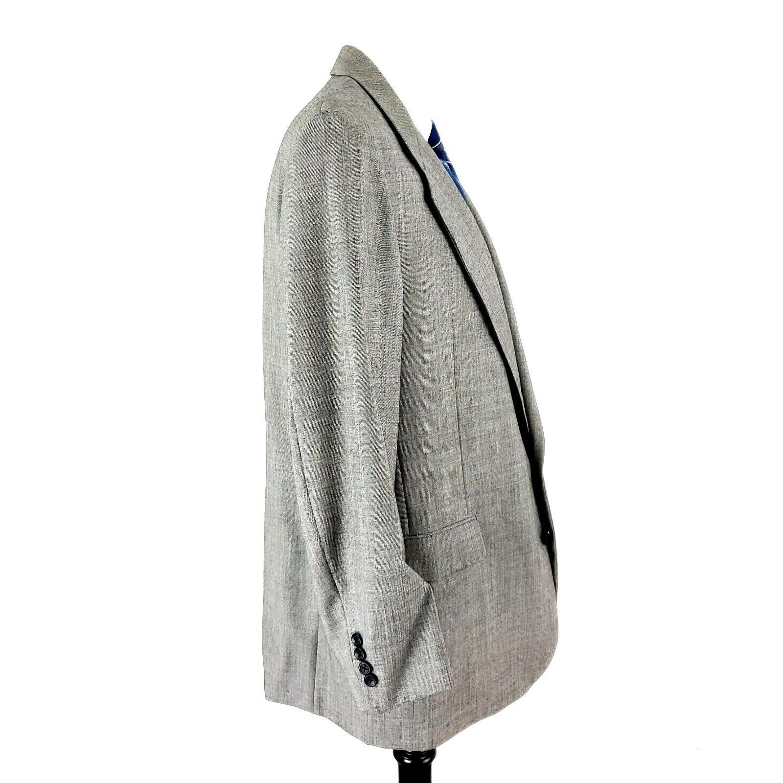 Hickey Freeman Vintage Hickey Freeman Nordstrom Wool 2 Button Sport Coat 42 Size 42L - 6 Thumbnail