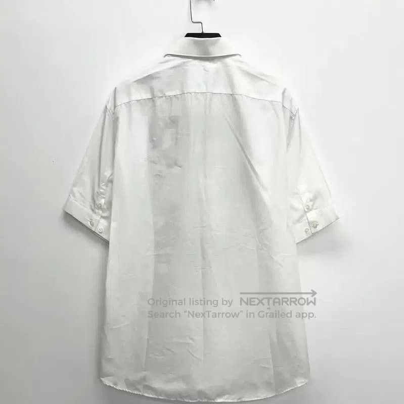 Neil Barrett Neil Barrett White Graphic Short Sleeve Shirt . Size US L / EU 52-54 / 3 - 2 Thumbnail