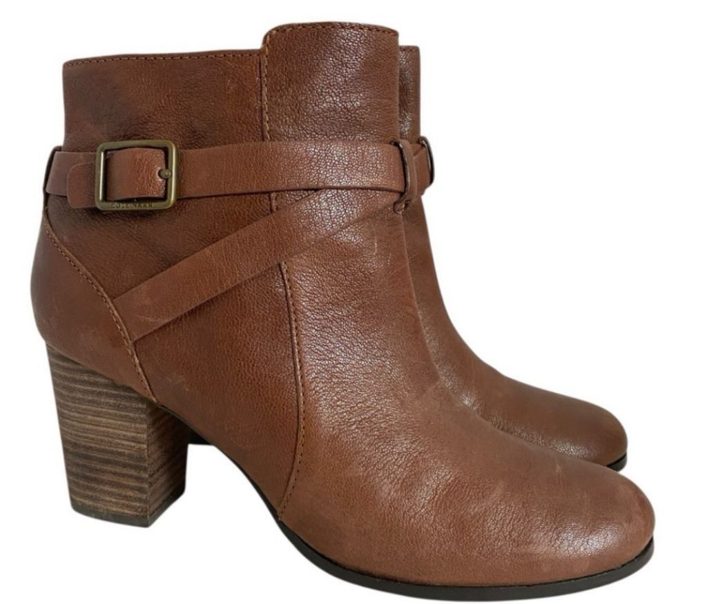 Cole Haan Cole Haan Cassidy Leather Ankle Bootie Size 8B Size US 8 / IT 38 - 1 Thumbnail