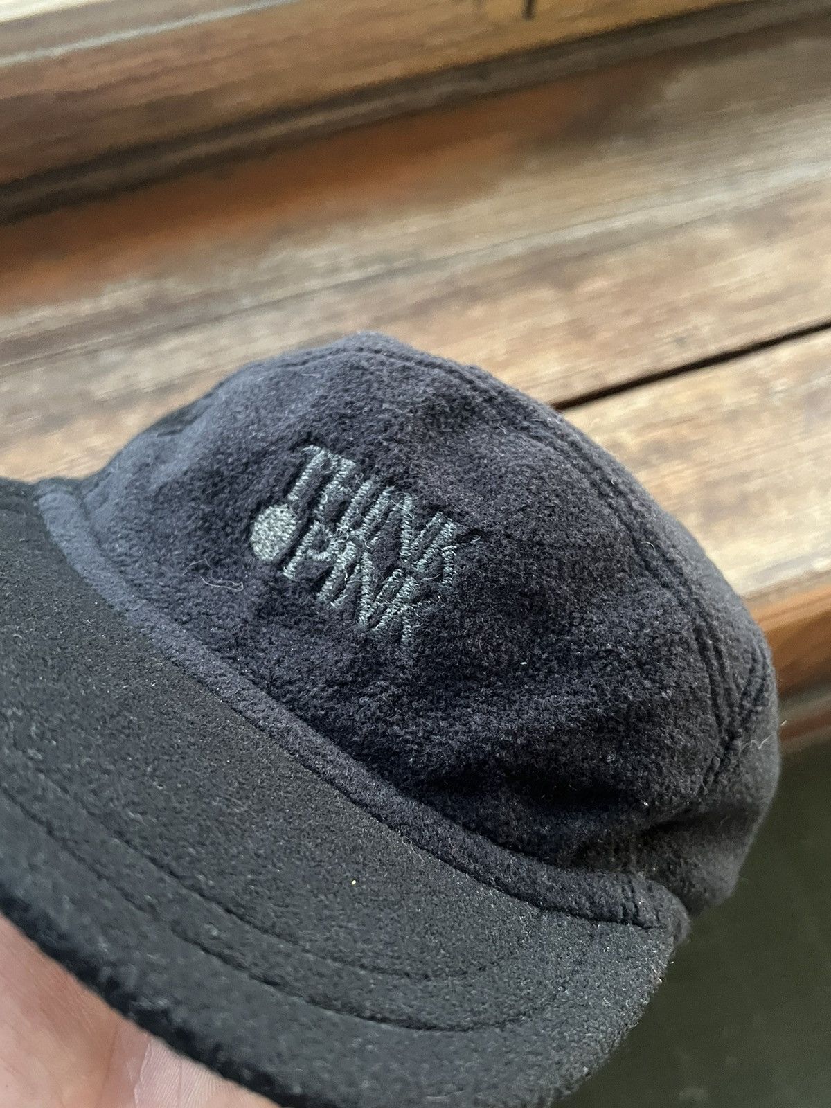Hat Club Vintage Fleese Cap Think Pink Hat Streetwear Y2K Size ONE SIZE - 7 Thumbnail