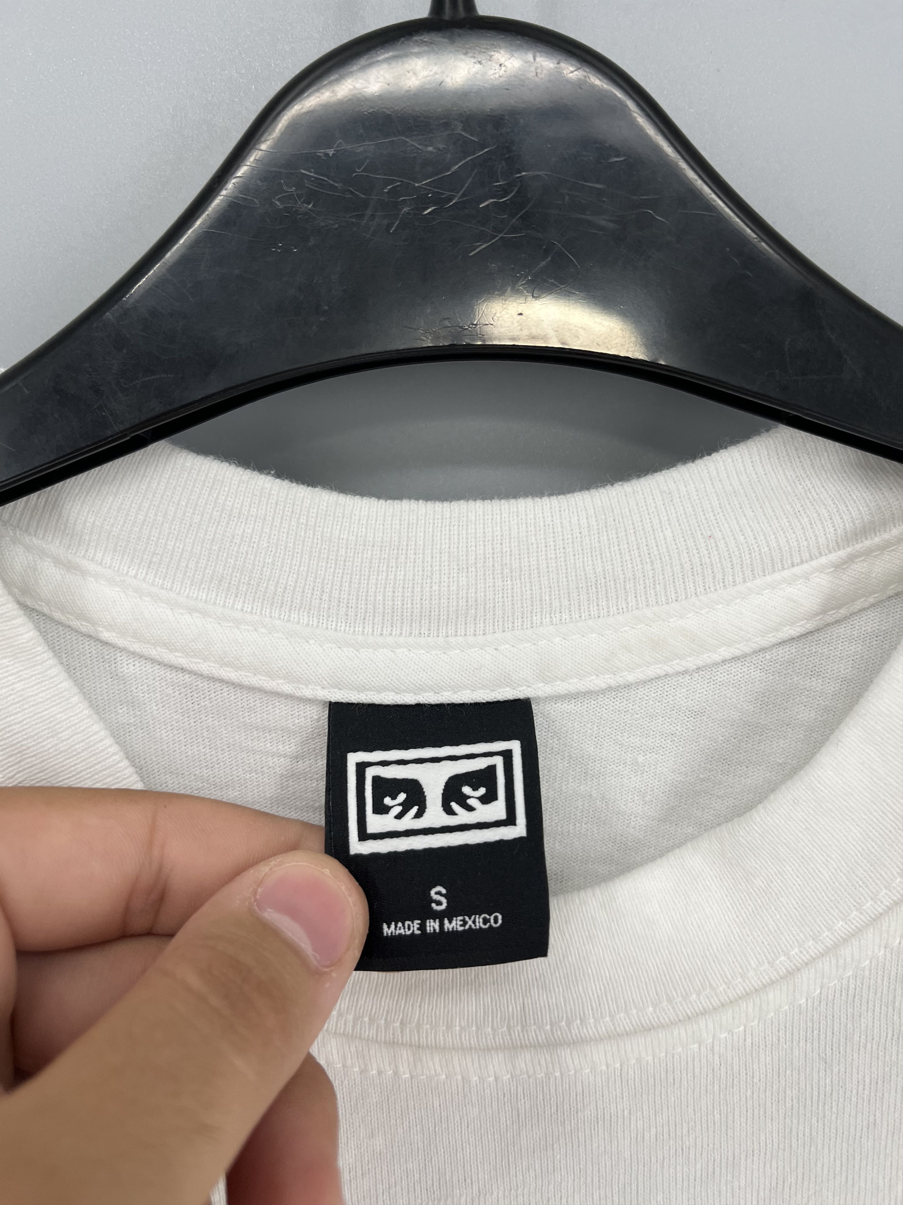 Japanese Brand × Obey Vintage Obey 90s Made in USA White Graphic Tee Shirt Y2K M Size US S / EU 44-46 / 1 - 7 Thumbnail
