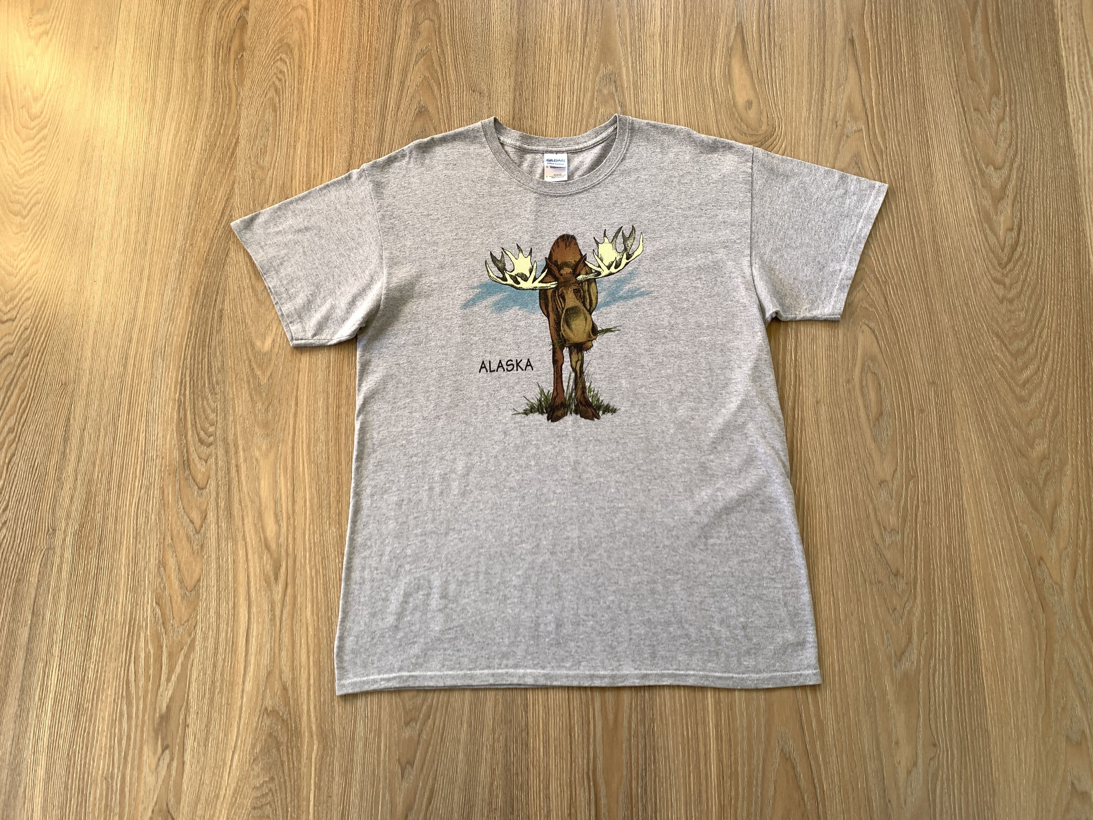 Gildan × Vintage Gildan Vintage Alaska Printed T Shirt Size US L / EU 52-54 / 3 - 1 Thumbnail