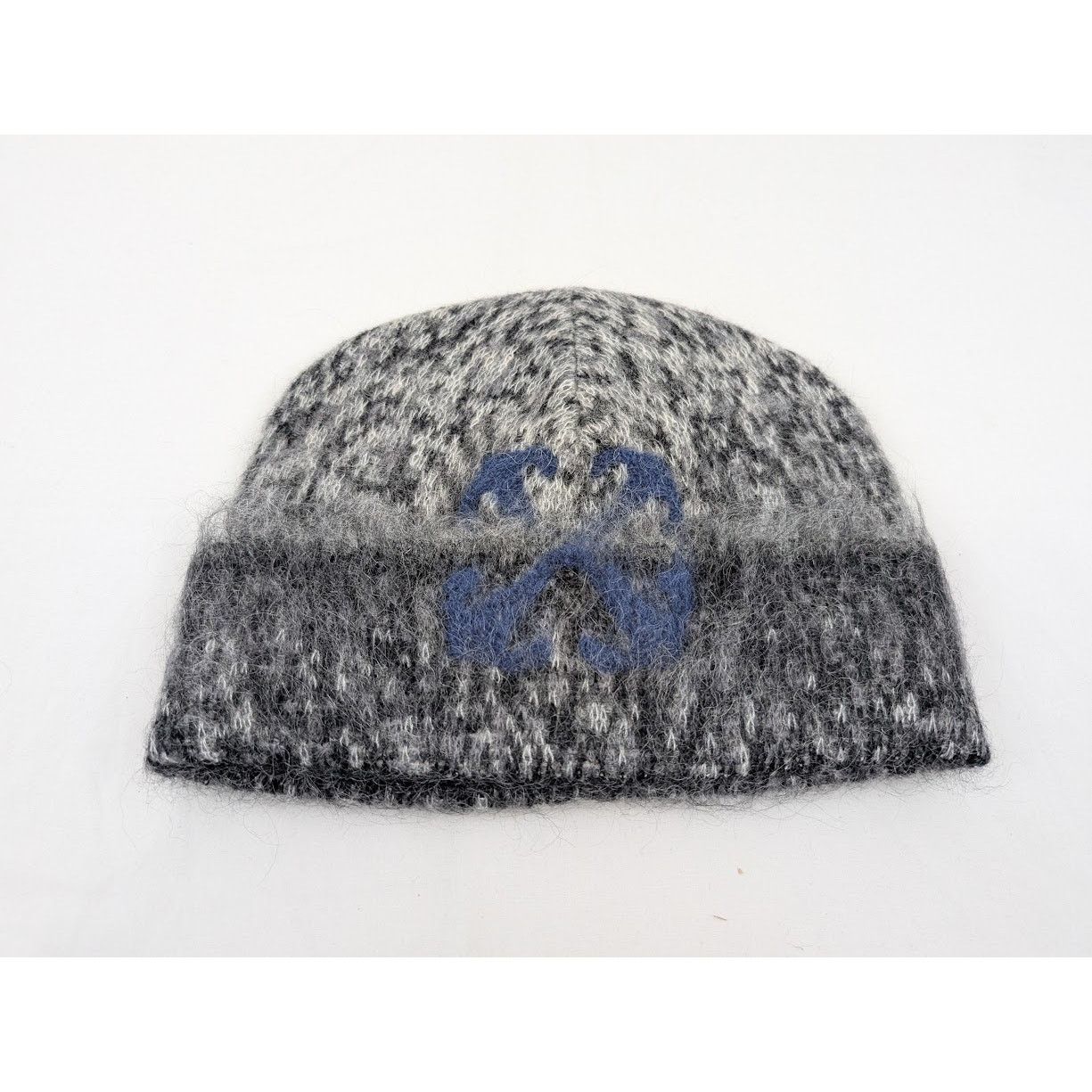 Off-White o1rshd1 Size:OS / Arrow Fuzzy Mohair Knit Beanie Hat / Cap Size ONE SIZE - 1 Thumbnail