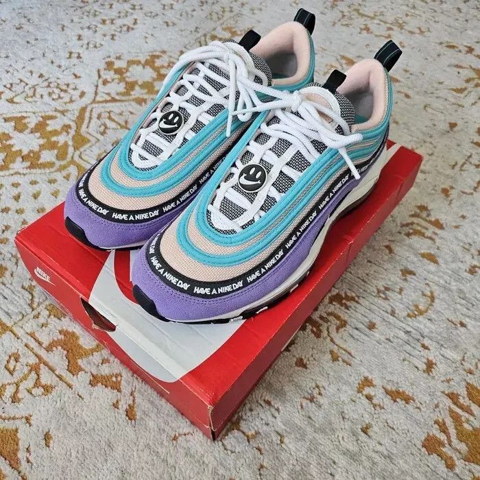 Nike Air Max 97 "Have A Nike Day" size 9.5 (BONUS SHIRT) Size US 9.5 / EU 42-43 - 3 Thumbnail
