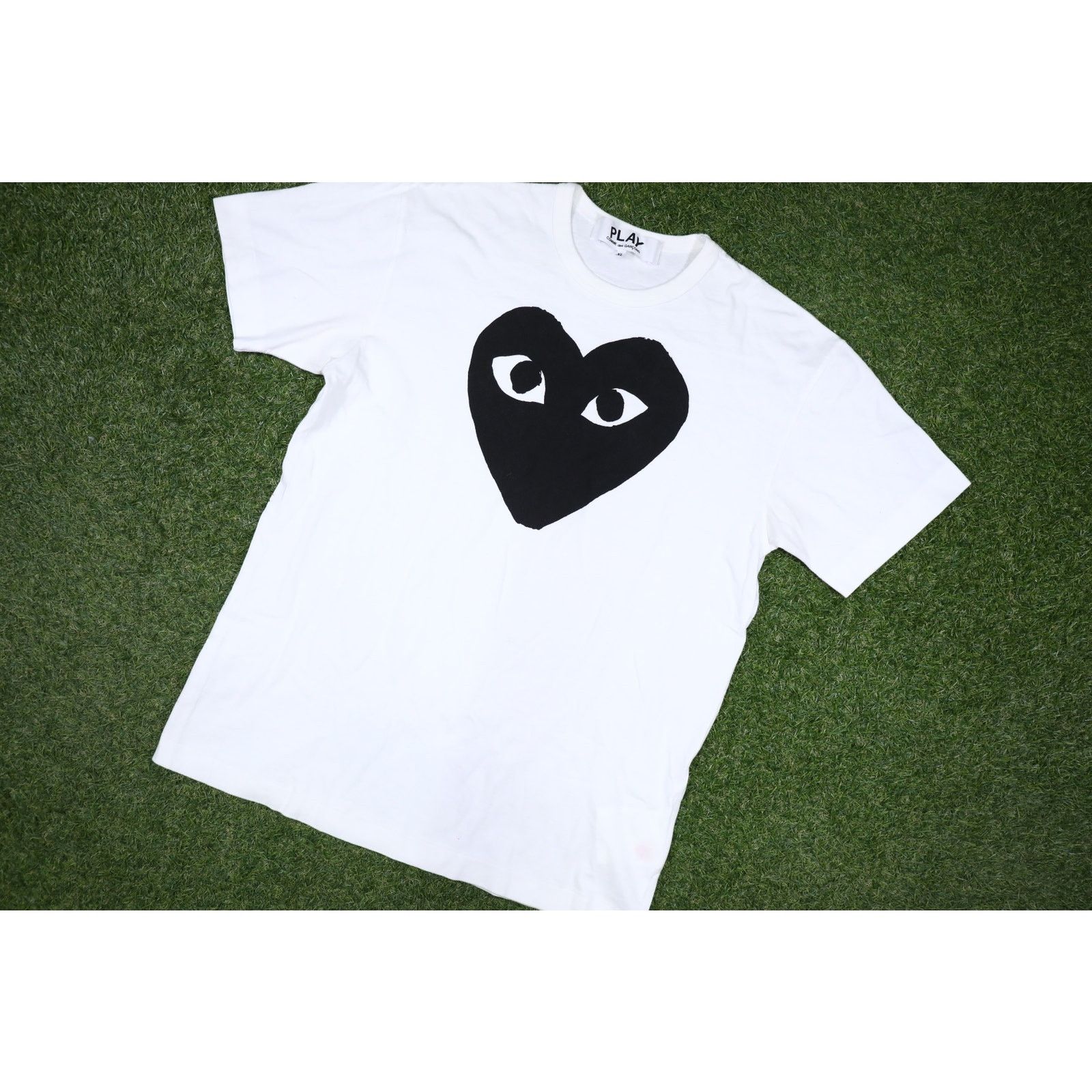 Comme des Garcons Short Sleeve White CDG 1986 ete logo print