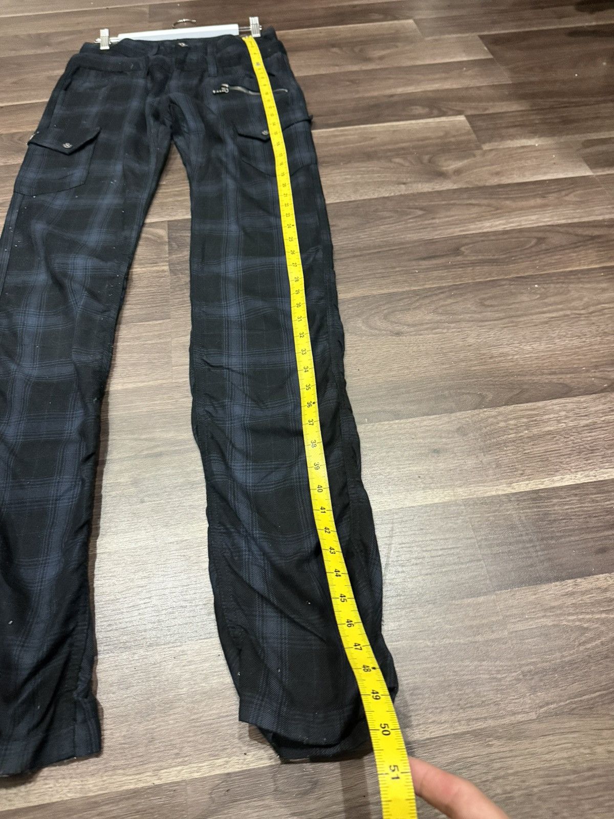 Japanese Brand Double Focus Plaid Punk Cargo Size US 30 / EU 46 - 9 Thumbnail