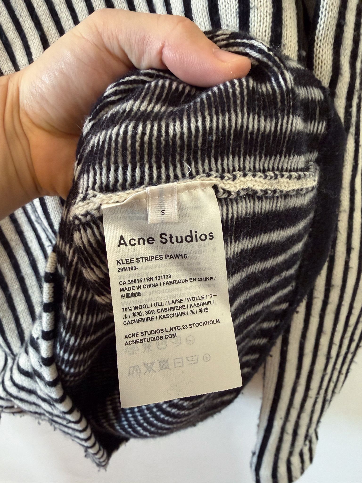 Acne Studios Klee stripes Size US S / EU 44-46 / 1 - 11 Thumbnail