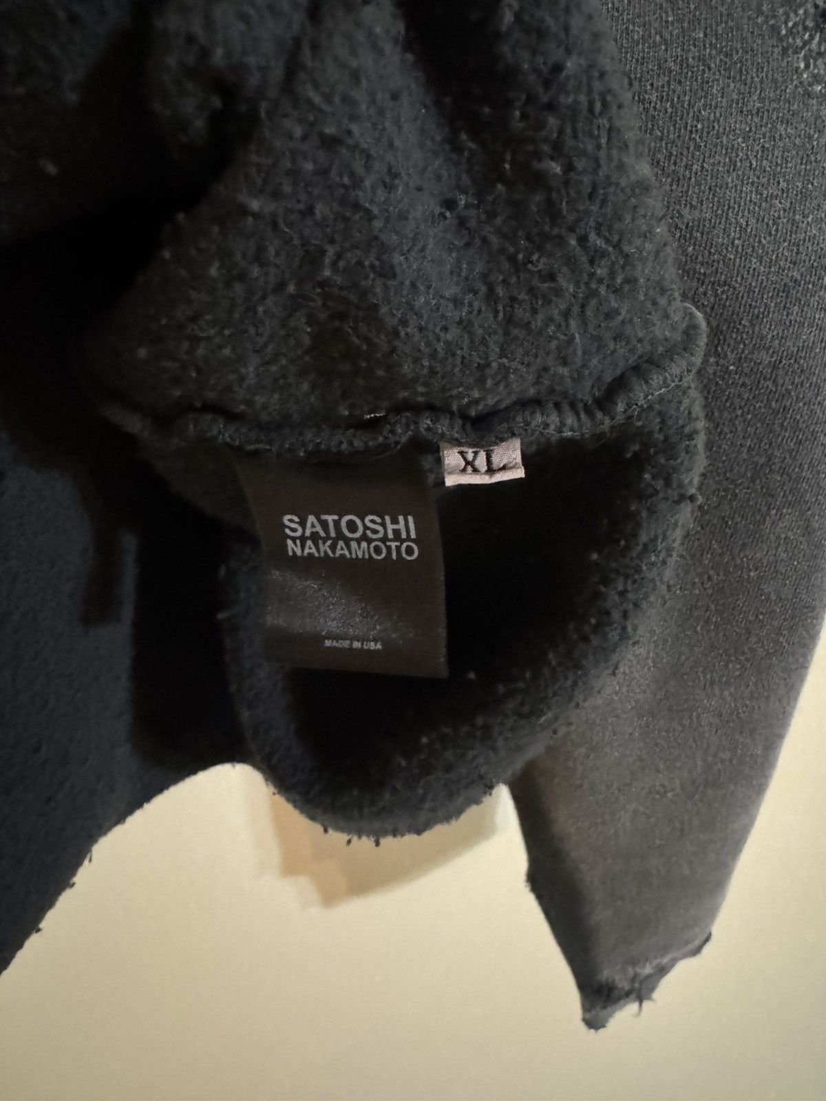 Satoshi Nakamoto Satoshi Nakamoto Distructo Hoodie Black XL Size US XL / EU 56 / 4 - 5 Thumbnail