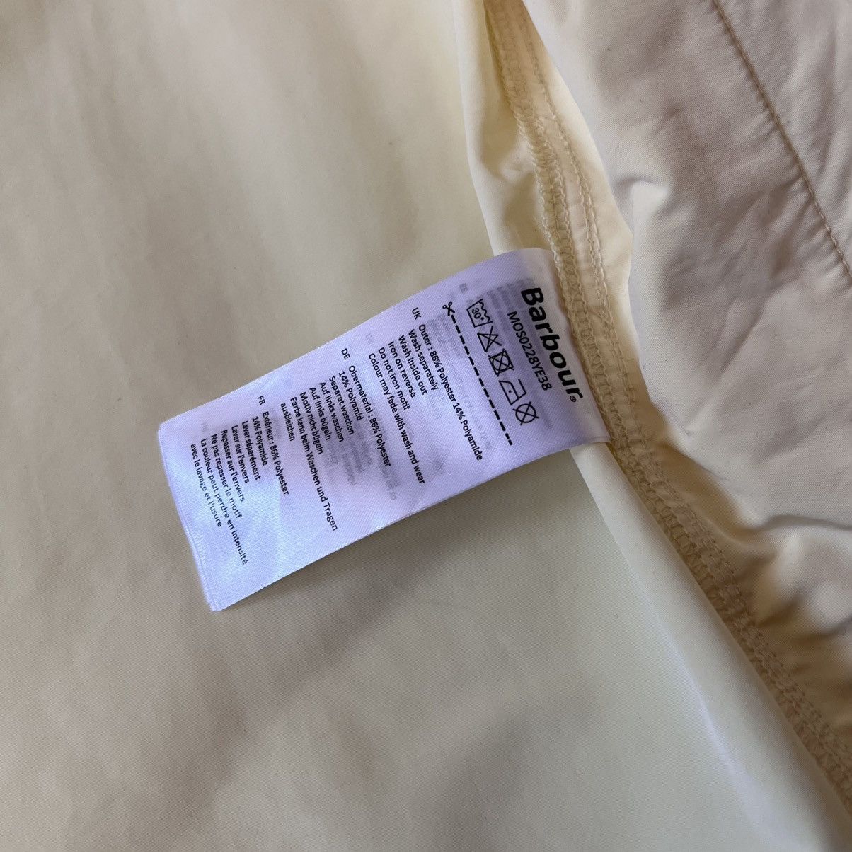 Barbour Barbour International Skyline Overshirt Yellow Mens L Size US L / EU 52-54 / 3 - 8 Thumbnail