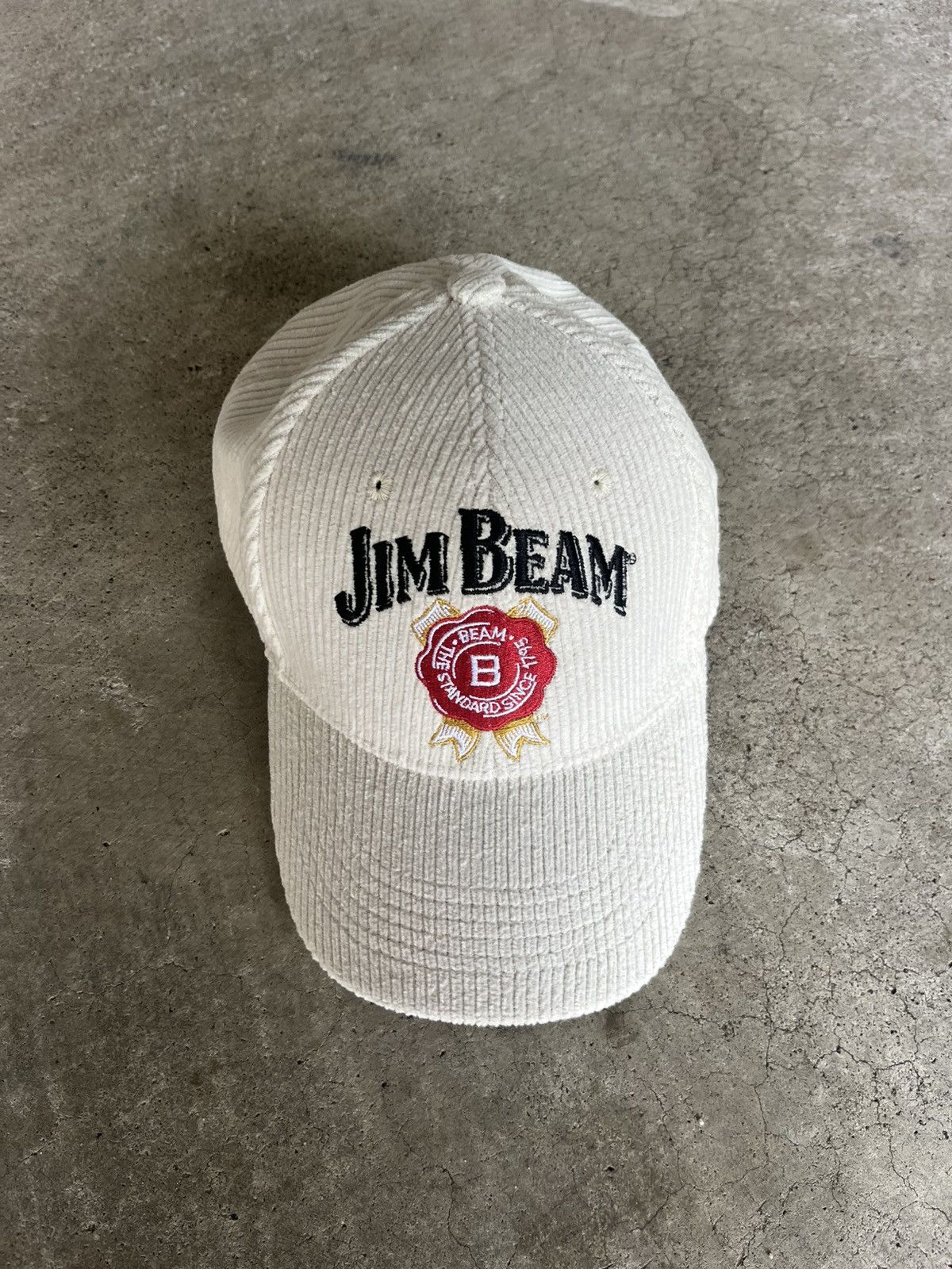 Vintage Corduroy Jim Bean hat Size ONE SIZE - 1 Thumbnail