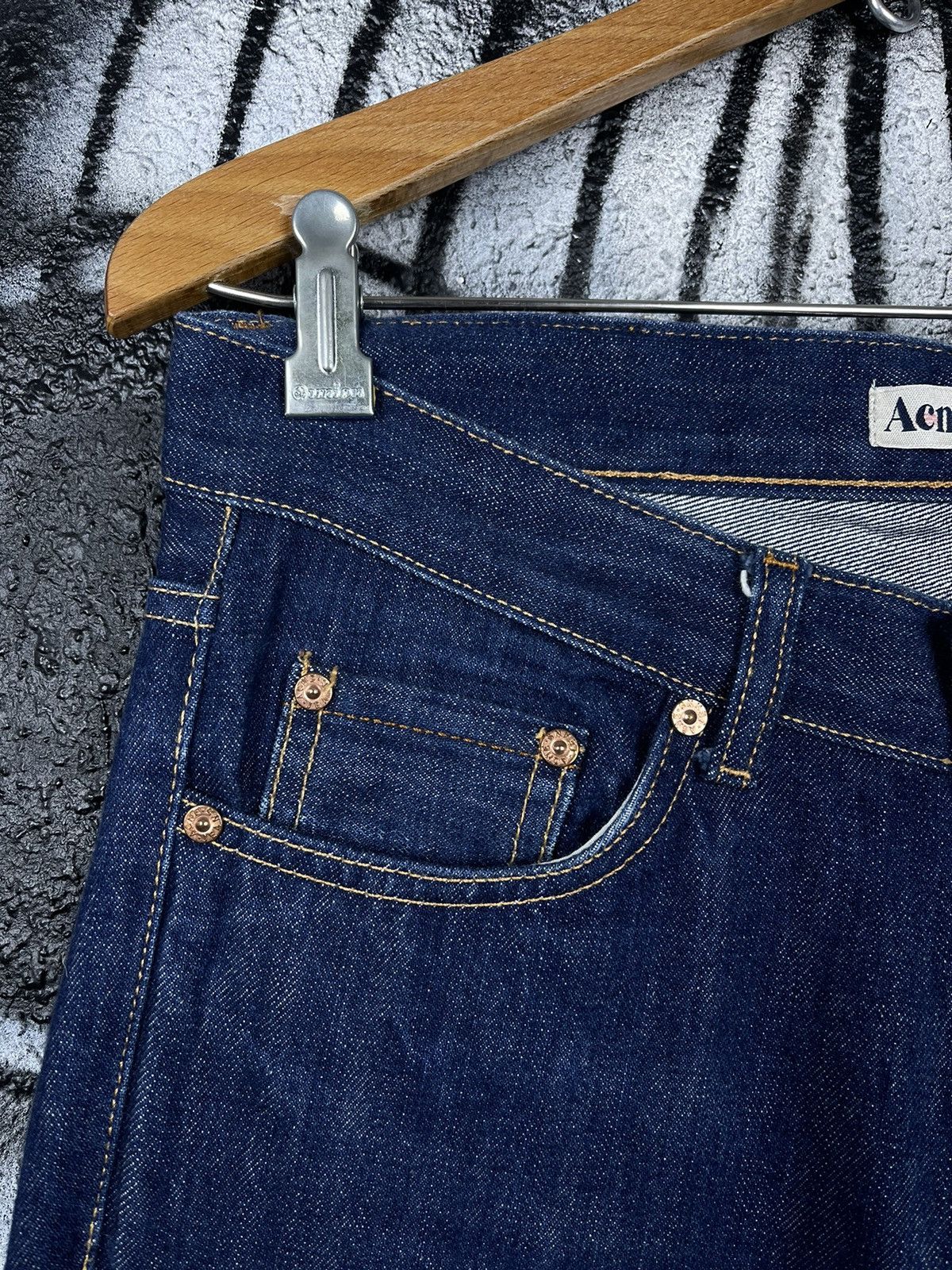 Acne Studios × Designer Acne Jeans Mic Another Raw Jeans Men’s Size 30/32 Size US 30 / EU 46 - 6 Thumbnail