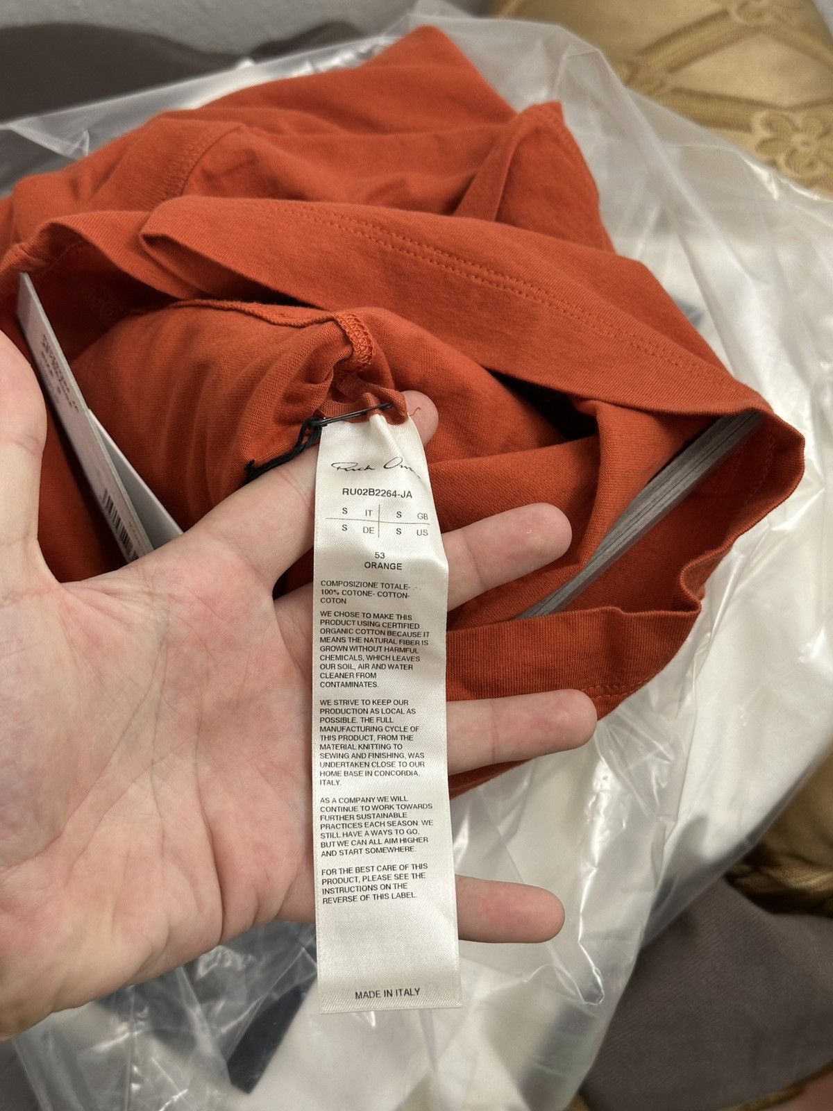 Rick Owens rick owens tee Size US S / EU 44-46 / 1 - 6 Thumbnail