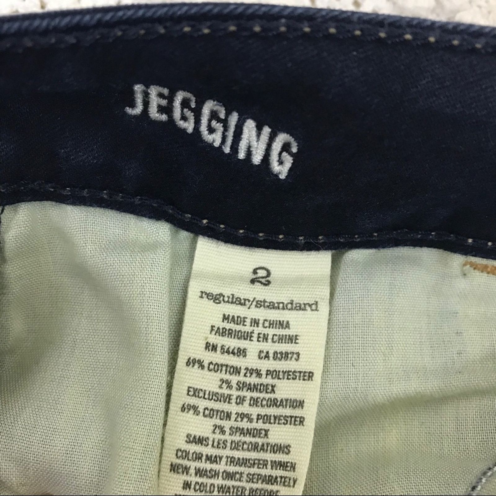 American Eagle Outfitters AEO American Eagle Blue Stretch Jegging Jeans Size 26" / US 2 / IT 38 - 7 Thumbnail