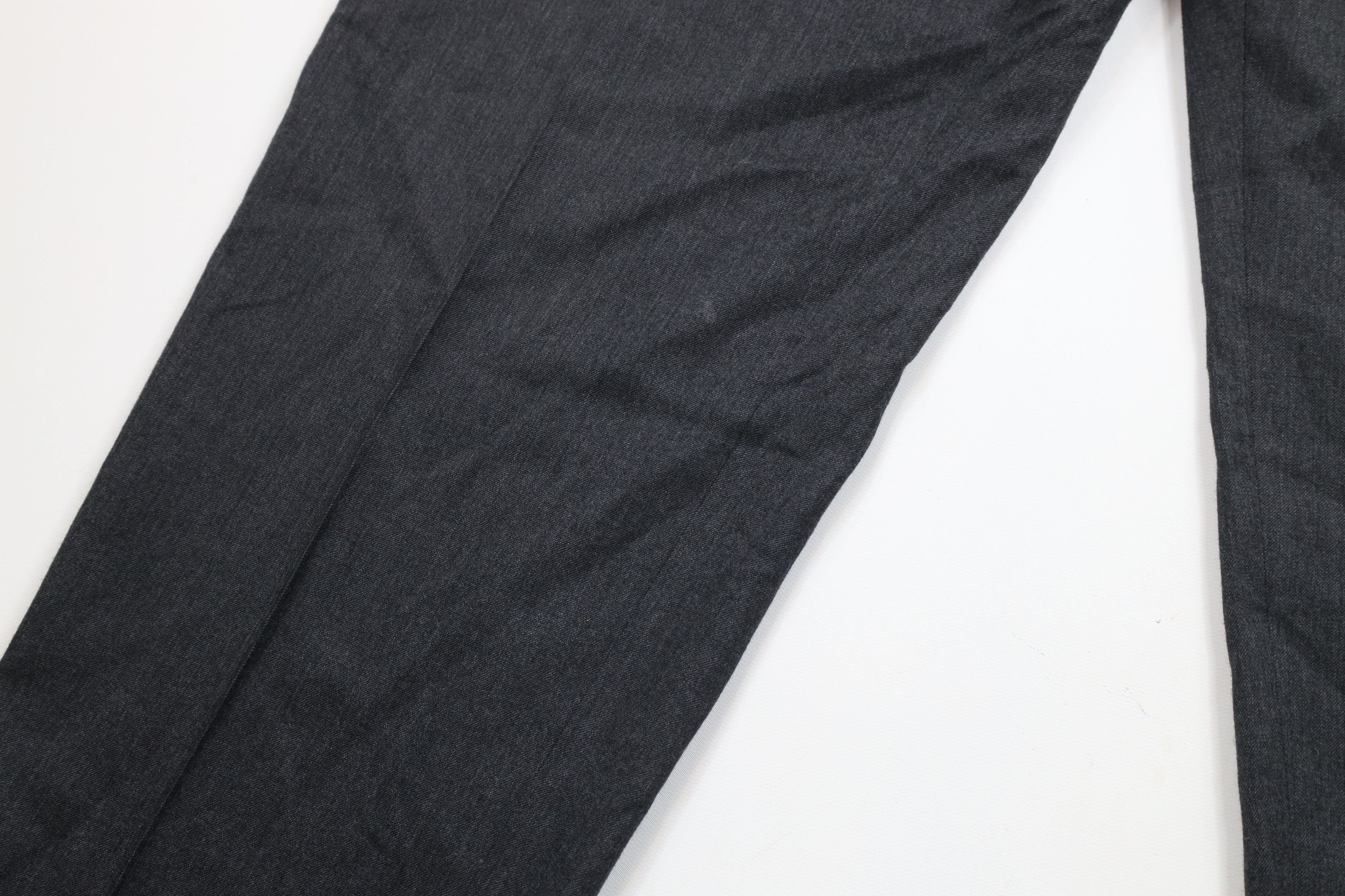 Jos. A. Bank × Vintage Vintage Jos A Bank Cuffed Wool Cashmere Chino Pants Gray Size US 36 / EU 52 - 5 Thumbnail
