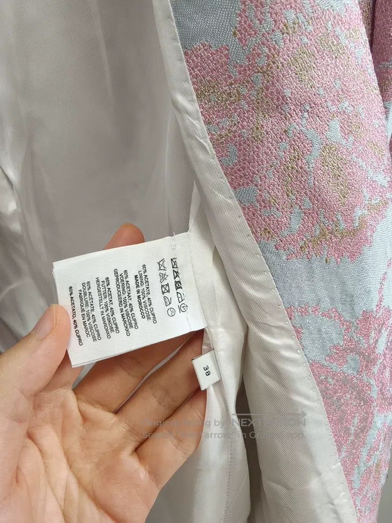 Dries Van Noten Dries Van Noten SIZE:38 Jacquard Blazer Size S / US 4 / IT 40 - 4 Thumbnail
