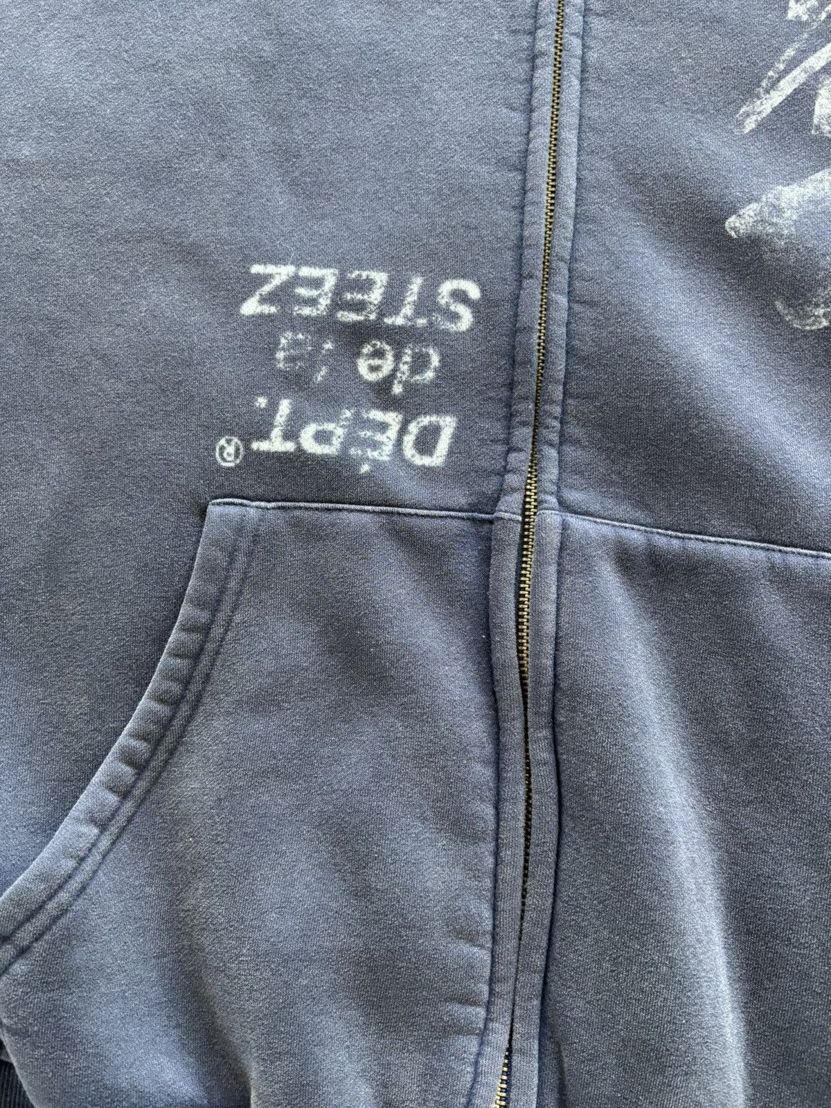 Blue Zip Up size (L)