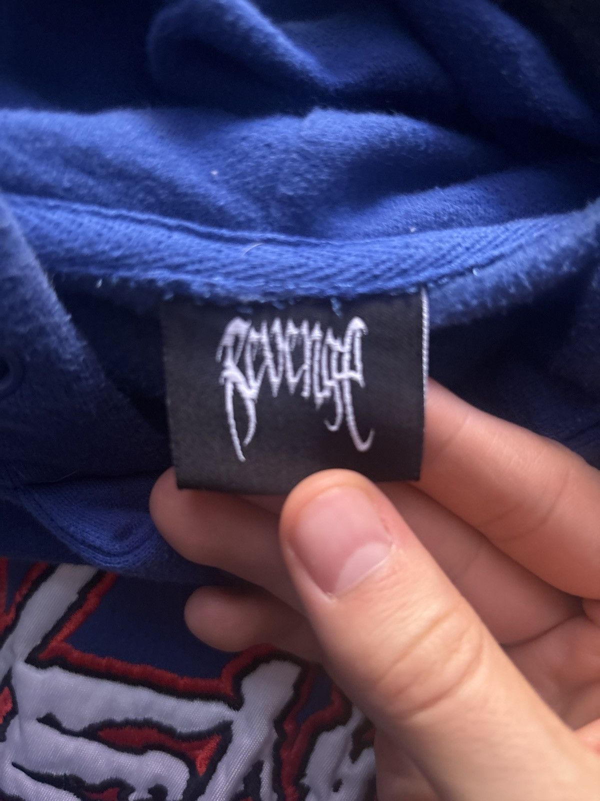 Revenge Revenge Blue Hoodie Size US L / EU 52-54 / 3 - 3 Thumbnail