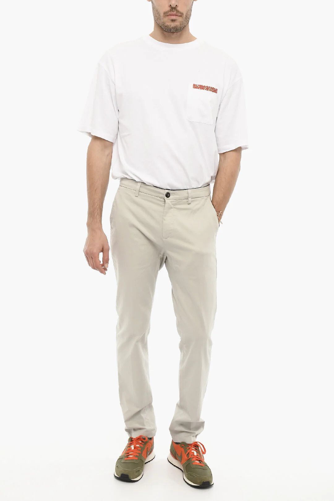 DEPARTMENT5 og1mm0326 Cotton Twill Pant in Grey Size US 38 / EU 54 - 4 Thumbnail